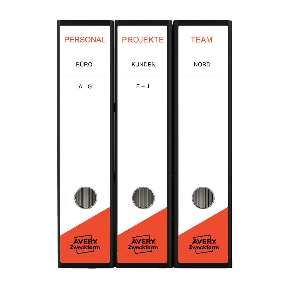 Thumbnail - Avery Zweckform Hinweisschild AVERY Zweckform L6059-25 Ordnerrücken-Etiketten, 59 x 297 mm, weiß