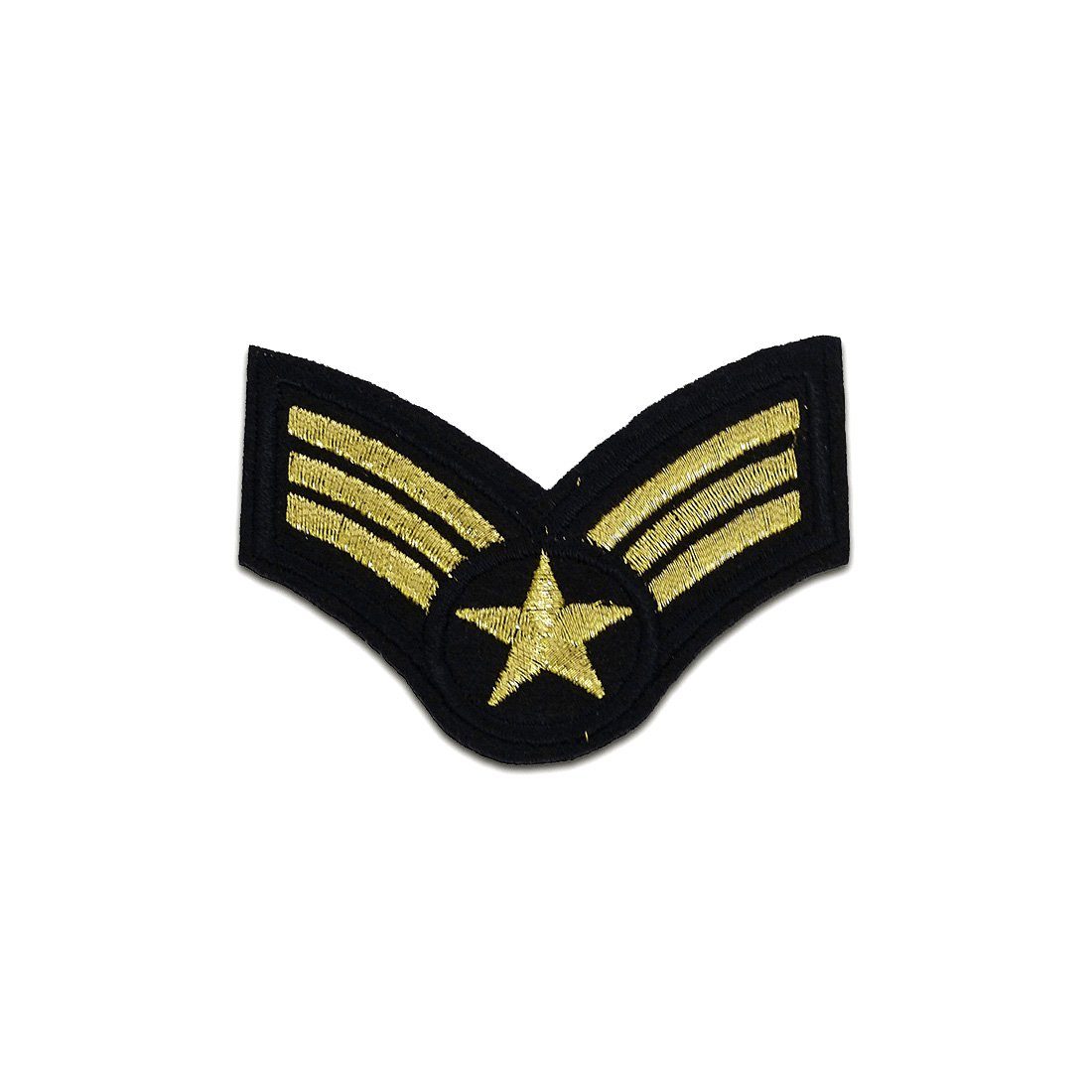 Catch the Patch Aufnäher Bügelbild, Aufbügler, Applikationen, Patches, Flicken, zum aufbügeln, Polyester, Militär Army Stern - Größe: 6,4 x 5 cm