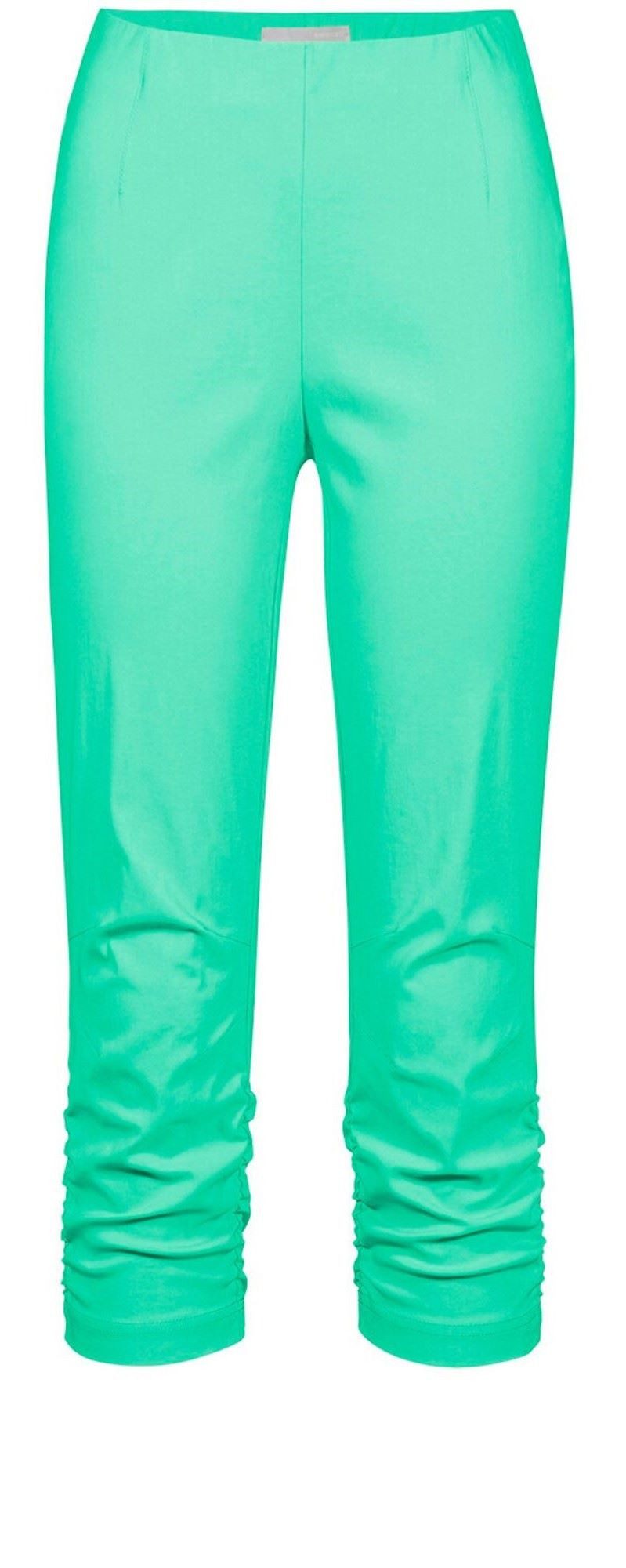 Stehmann Caprihose Maria-530-14060 elastischer Bund, seitliche Raffung am Bein, ohne Verschluss
