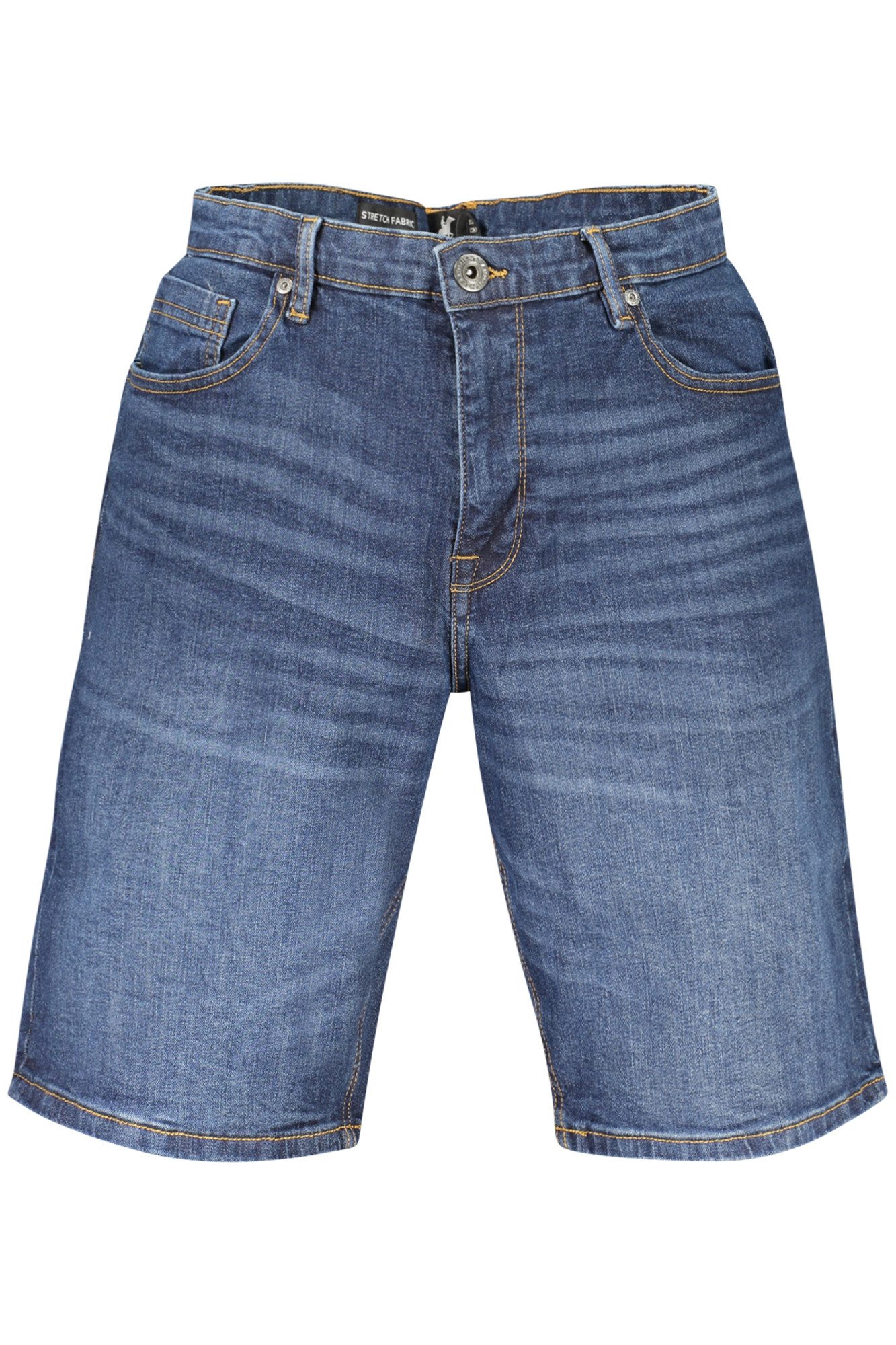 U.S. Polo 2-in-1-Shorts Stylische Herren Jeans-Shorts Blau mit Used-Effekt & 5 Taschen