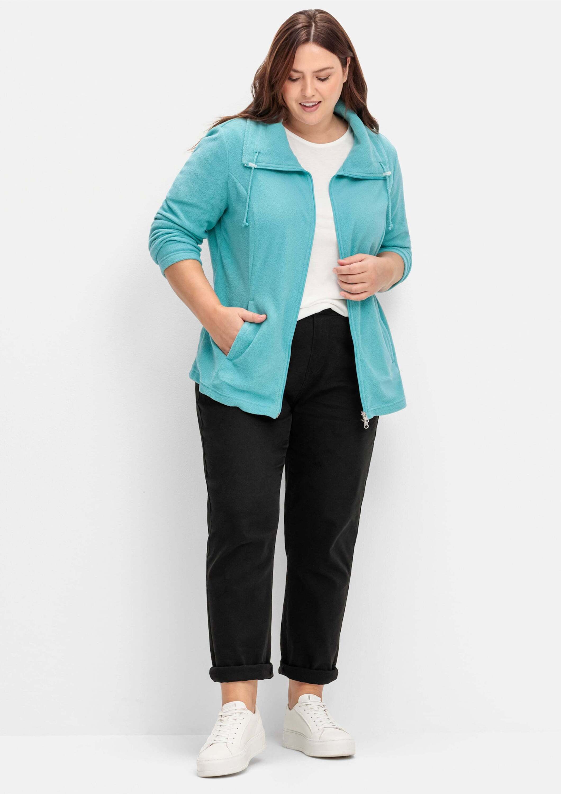 Fleecejacke Fleece-Jacke Langarm