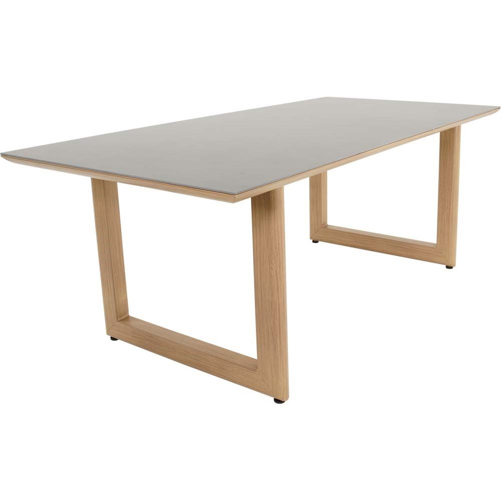Lesli Living Gartentisch Tisch Tafel Espinar Aluminium Sinterstein 200 cm