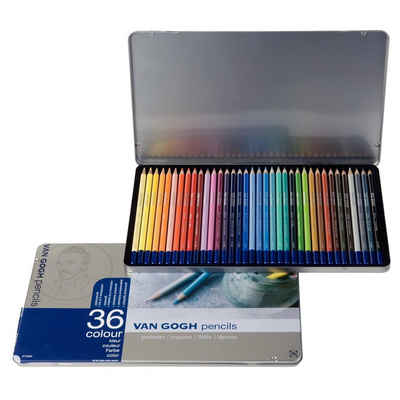Talens Buntstift Van Gogh Pencil Set 36 Buntstifte, (36-tlg), im Metalletui