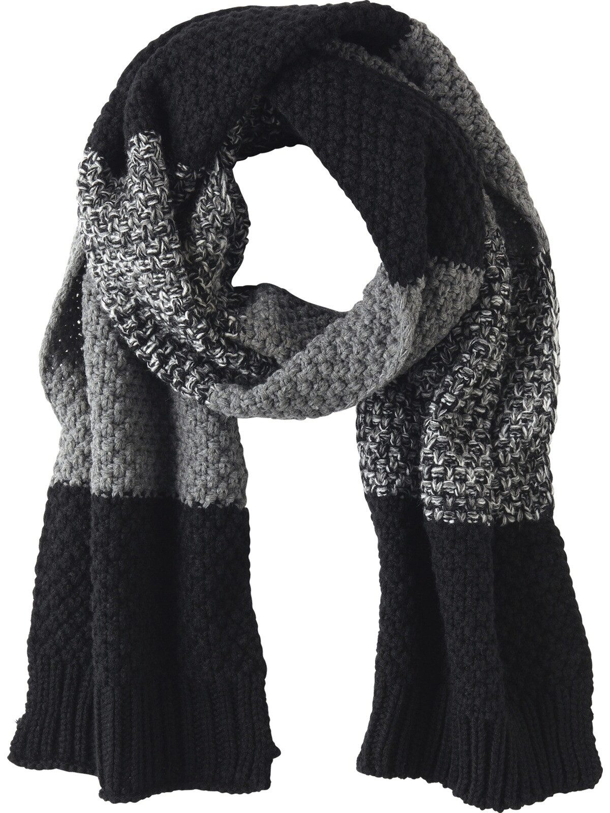 Jan Vanderstorm Strickschal FLONNI, im Streifen-Stil