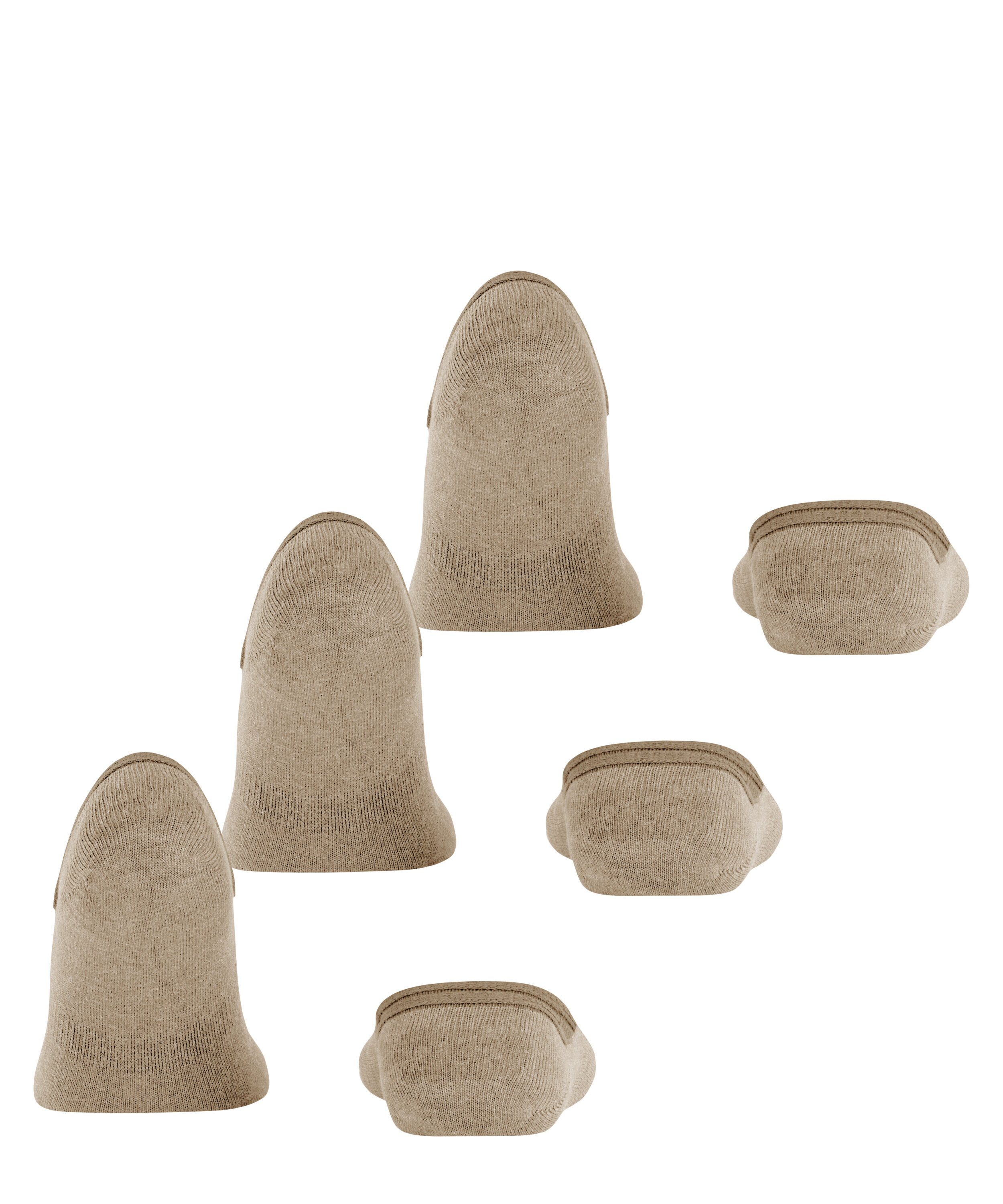 FALKE Füßlinge Step High Cut 3-Pack Füßlinge (3-Paar) aus bewusster Garnkomposition
