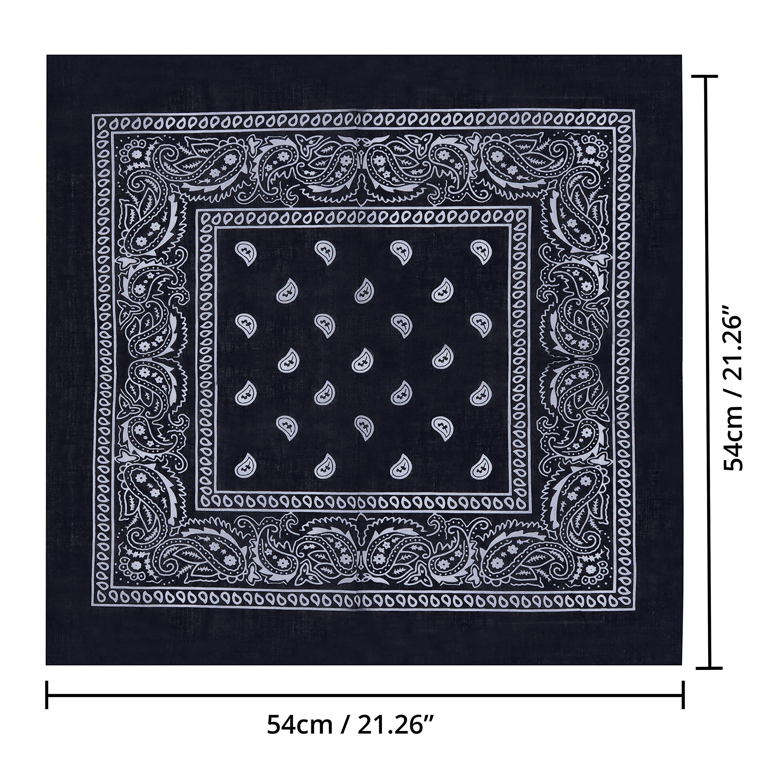 Kurtzy Multifunktionstuch 12er Set Halstücher - Vielseitige Kopfbedeckungen günstig online kaufen