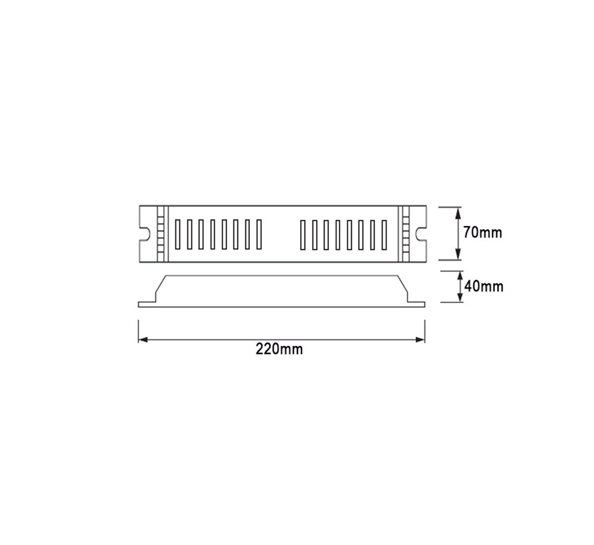 Braytron 12V - 20A AC - und AC (Transformator Trafo Adapter Produkte Trafo LED 250W Netzteil LED für Treiber Trafo Strip) LED Adapter LED
