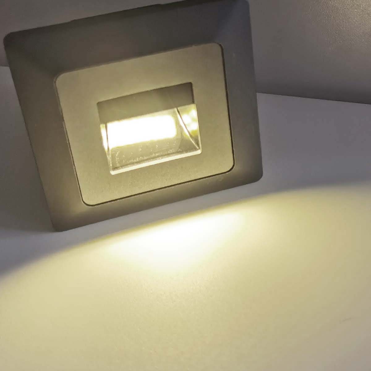 ChiliTec Einbauleuchte MILOS LED Einbauleuchte COB, anthrazit mit Rahmen