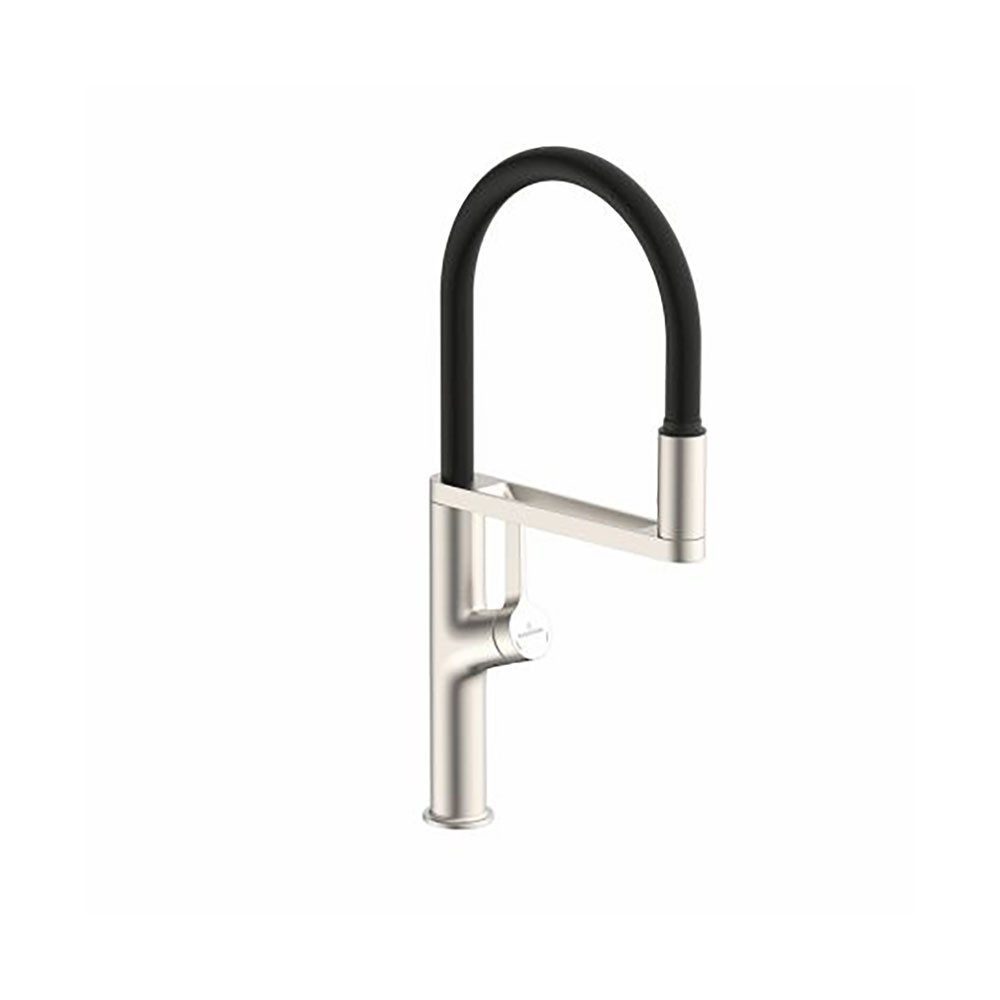 Naber Küchenarmatur Küchenamatur Wasserwerk Aria, edelstahlfarbig, Hochdruck