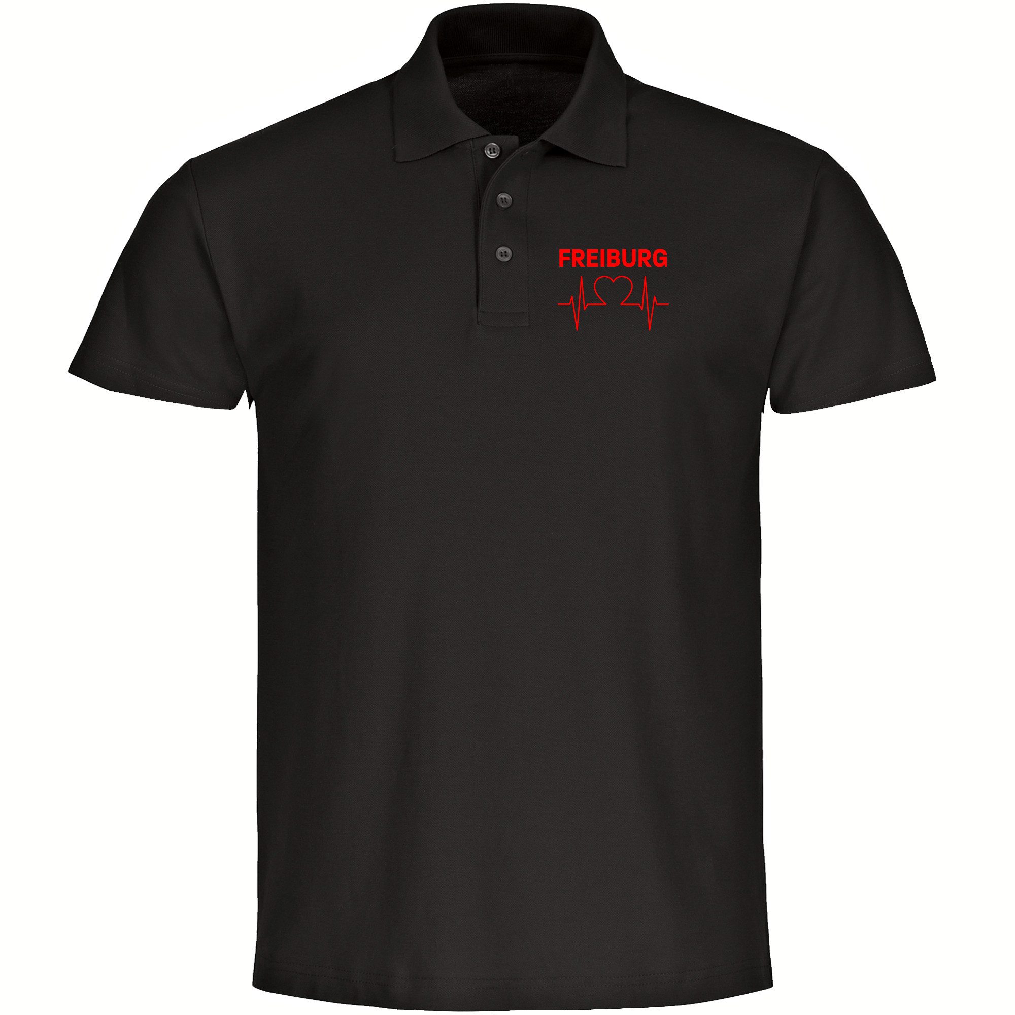 Poloshirt Freiburg - Herzschlag - Polo