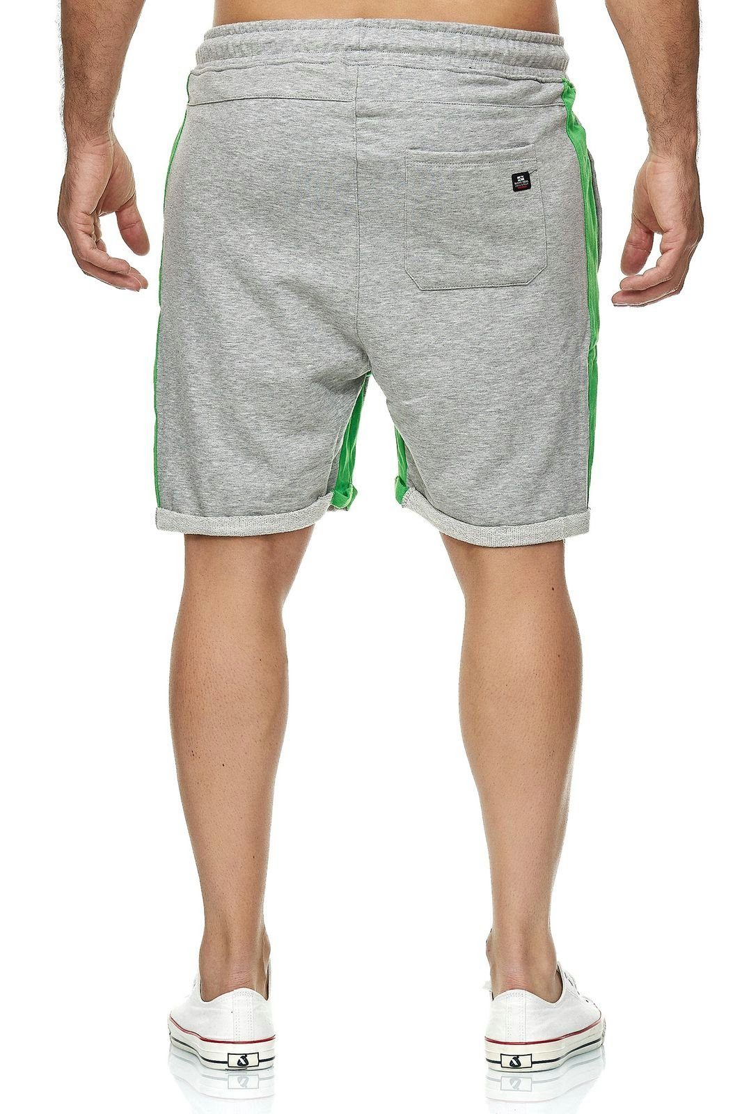 Shorts mit bequemem grau, Rusty Neal Tragekomfort grün