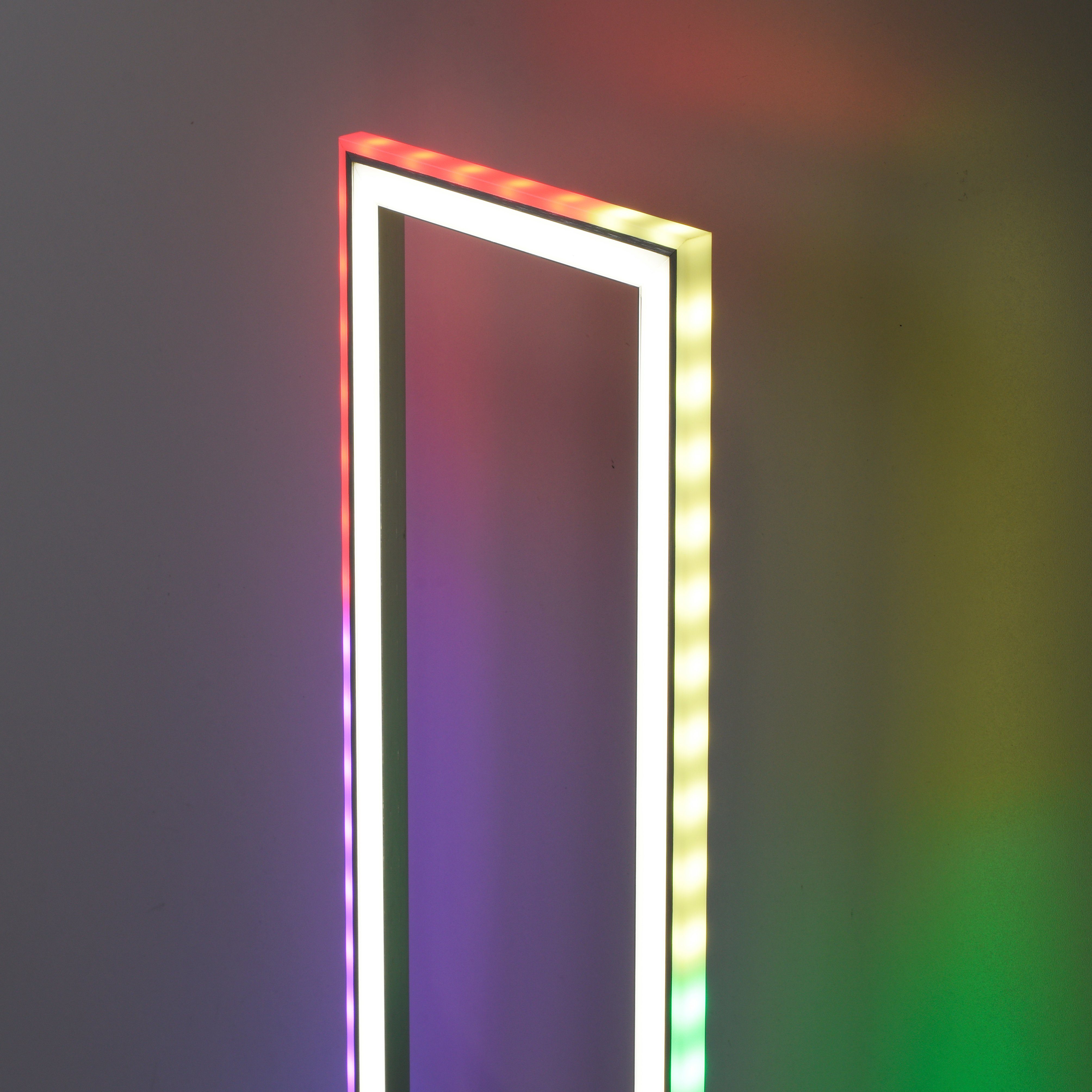 Leuchten integriert, RGB-Rainbow, über - - FELIX60, LED, kaltweiß, Infrarot Direkt CCT inkl.,Schalter Fernbedienung, warmweiß LED Stehlampe fest