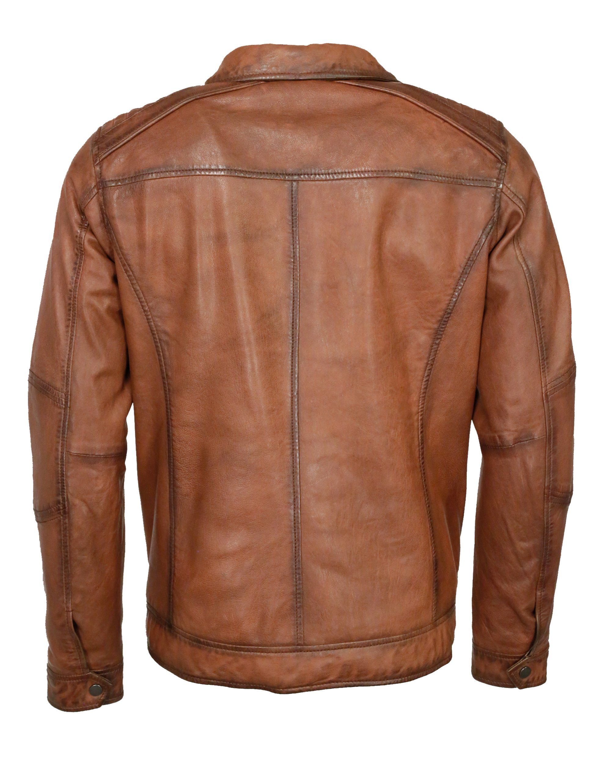 cognac Bikerjacke 31020351 JCC