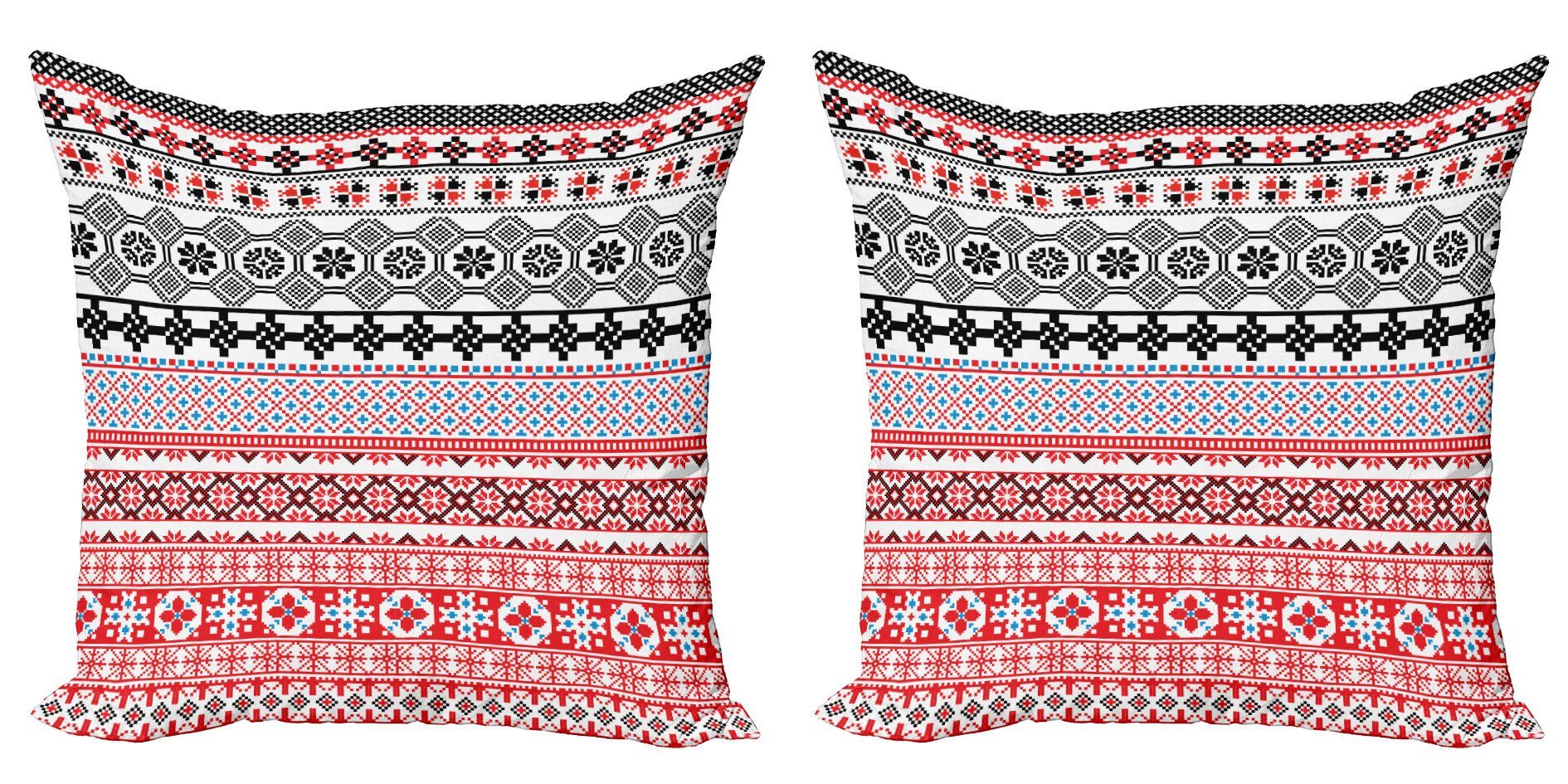 Kissenbezüge Modern Accent Doppelseitiger Abakuhaus Stück), altertümlich Aztec (2 Muster Digitaldruck