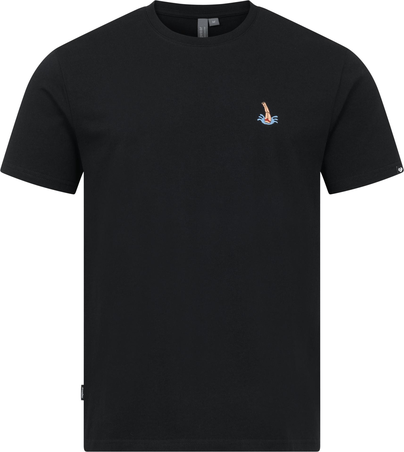 Ragwear T-Shirt Samms A Gots YOUMODO Kurzärmliges Shirt mit Schwimmer-Stickerei