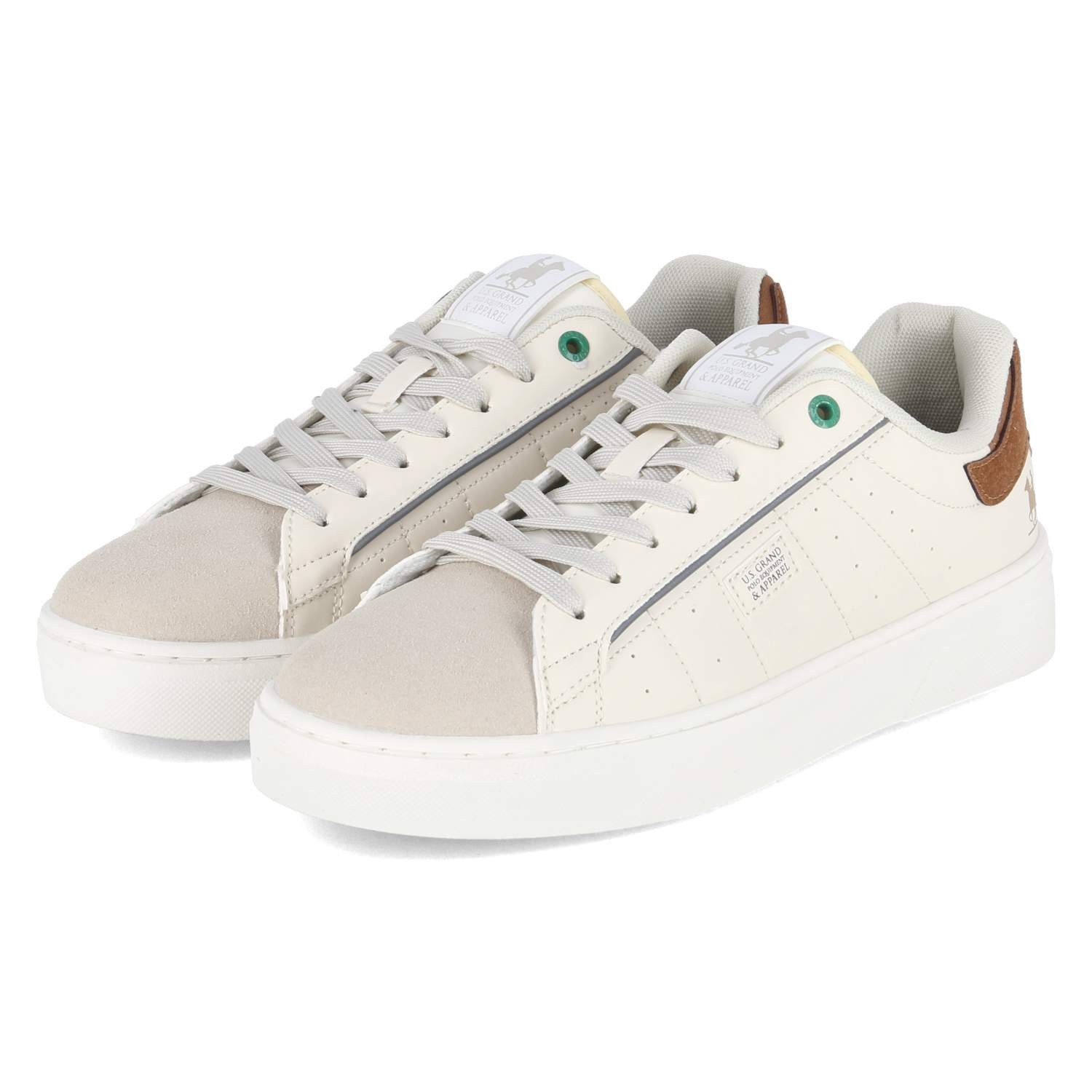 U.S. GRAND POLO U.S. Grand Polo GPM518700-6062 SP Herren Synthetik beige Schnürschuh