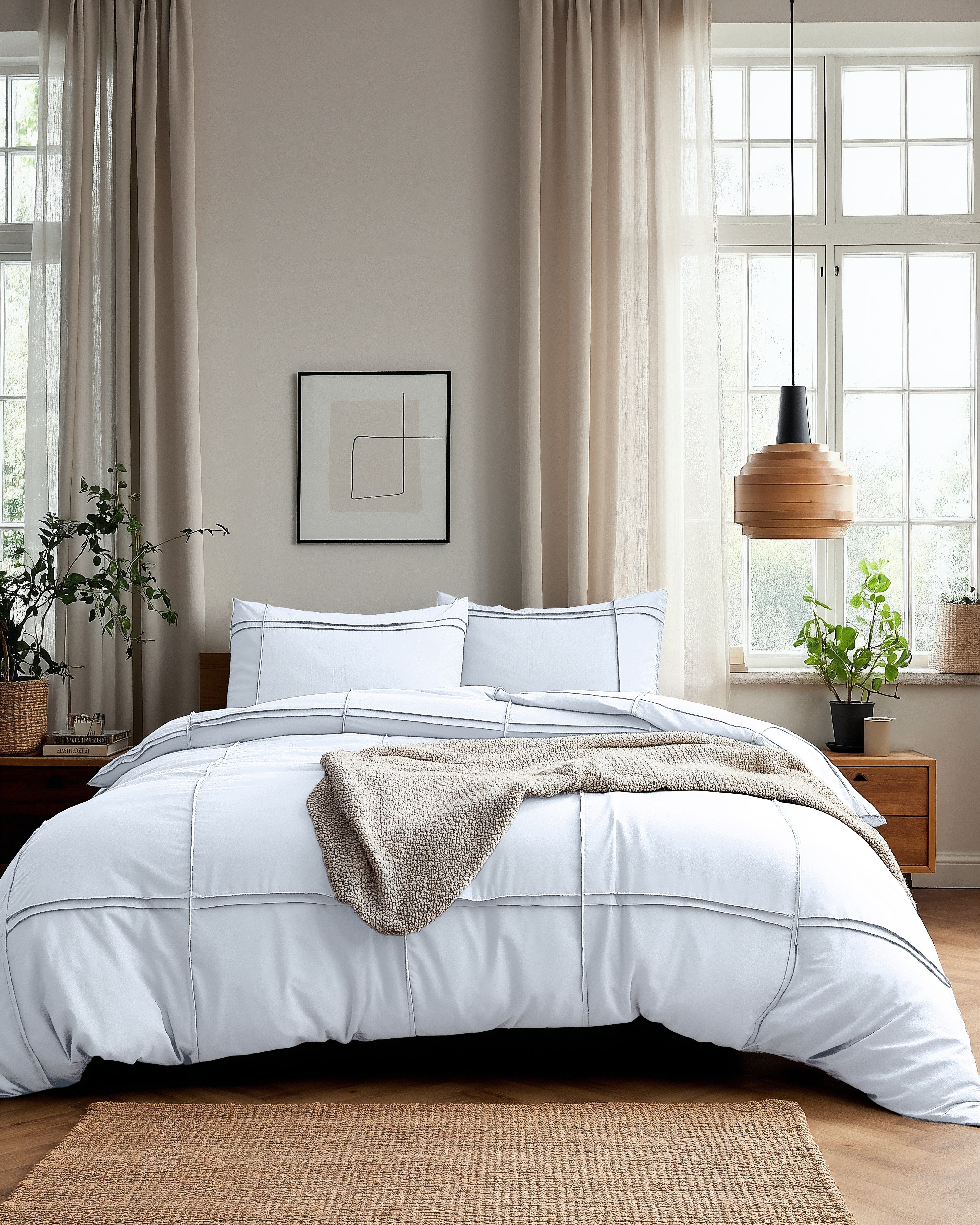 Sitheim-Europe Bettwäsche Washed Tufted Bettbezug, Mikrofaser, 3 teilig günstig online kaufen