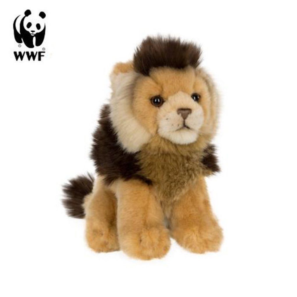 WWF Kuscheltier Plüschtier Löwe (19cm), sitzend