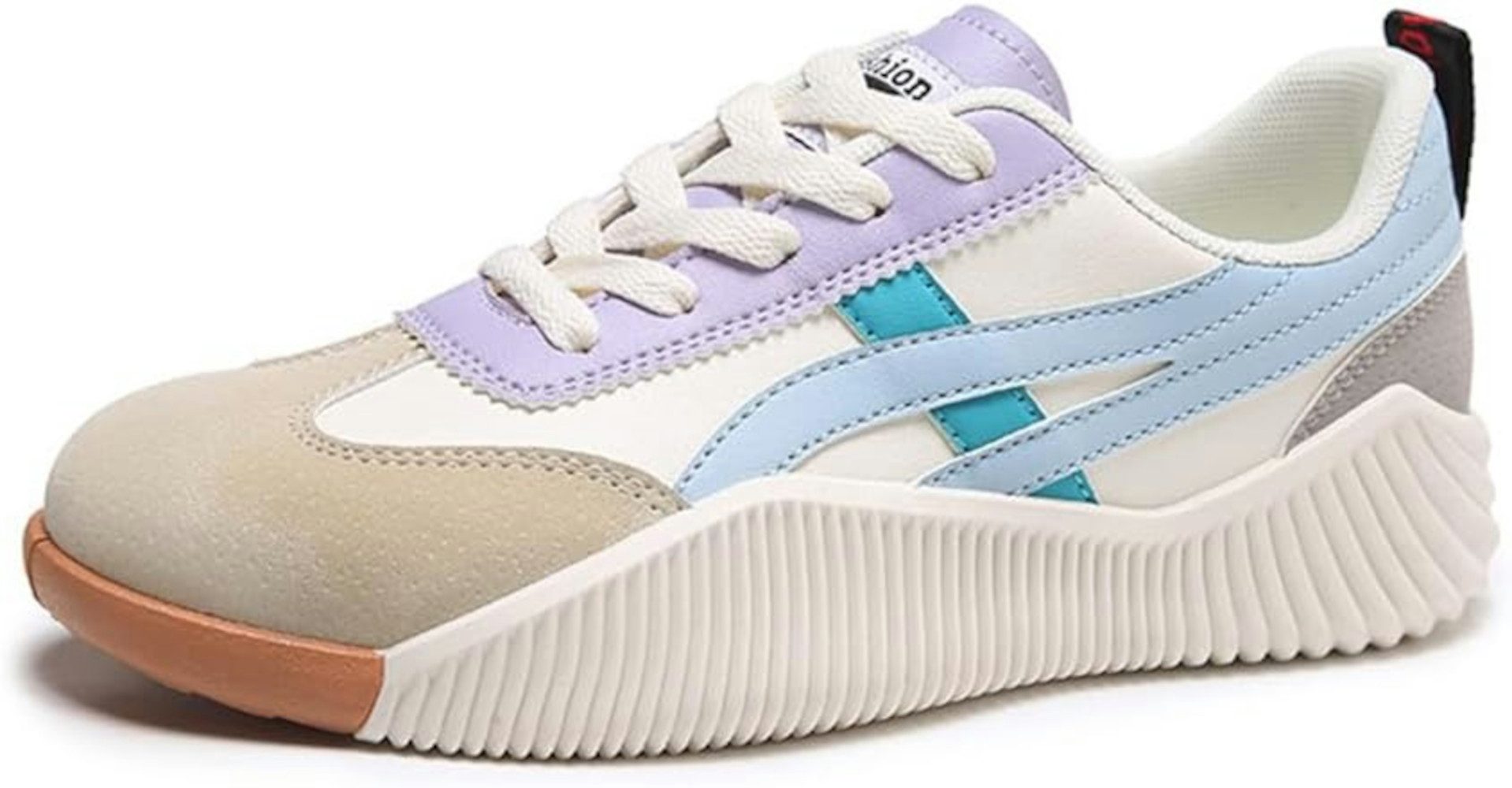 UE Stock Damen Plateau Sneaker Sportschuhe Laufschuhe Turnschuhe Gr.39 Hellblau Sneaker für perfekten Halt und Komfort