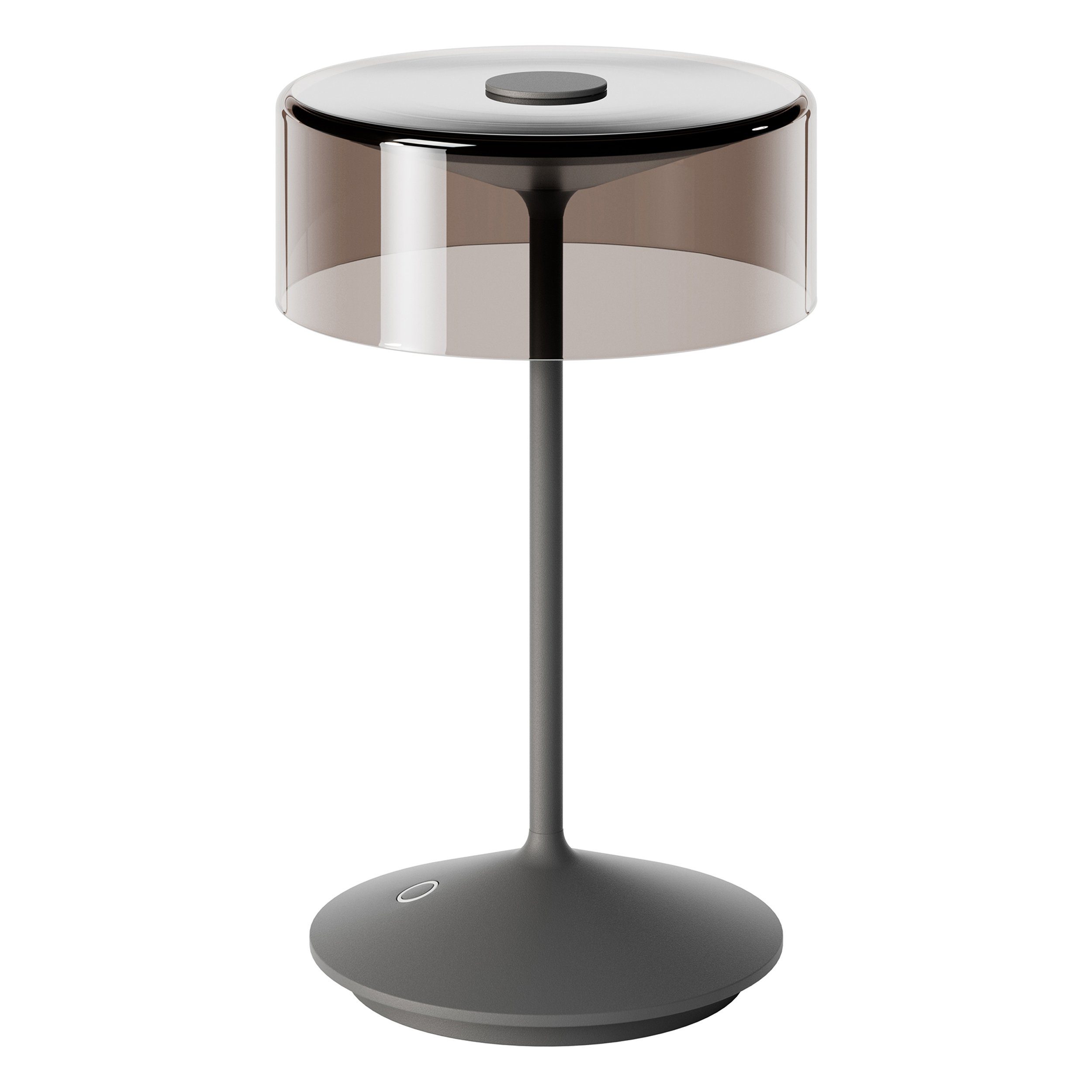 SIGOR LED Tischleuchte Akku-Glasleuchte NUMOTION graphitgrau, Dimmbar, LED günstig online kaufen