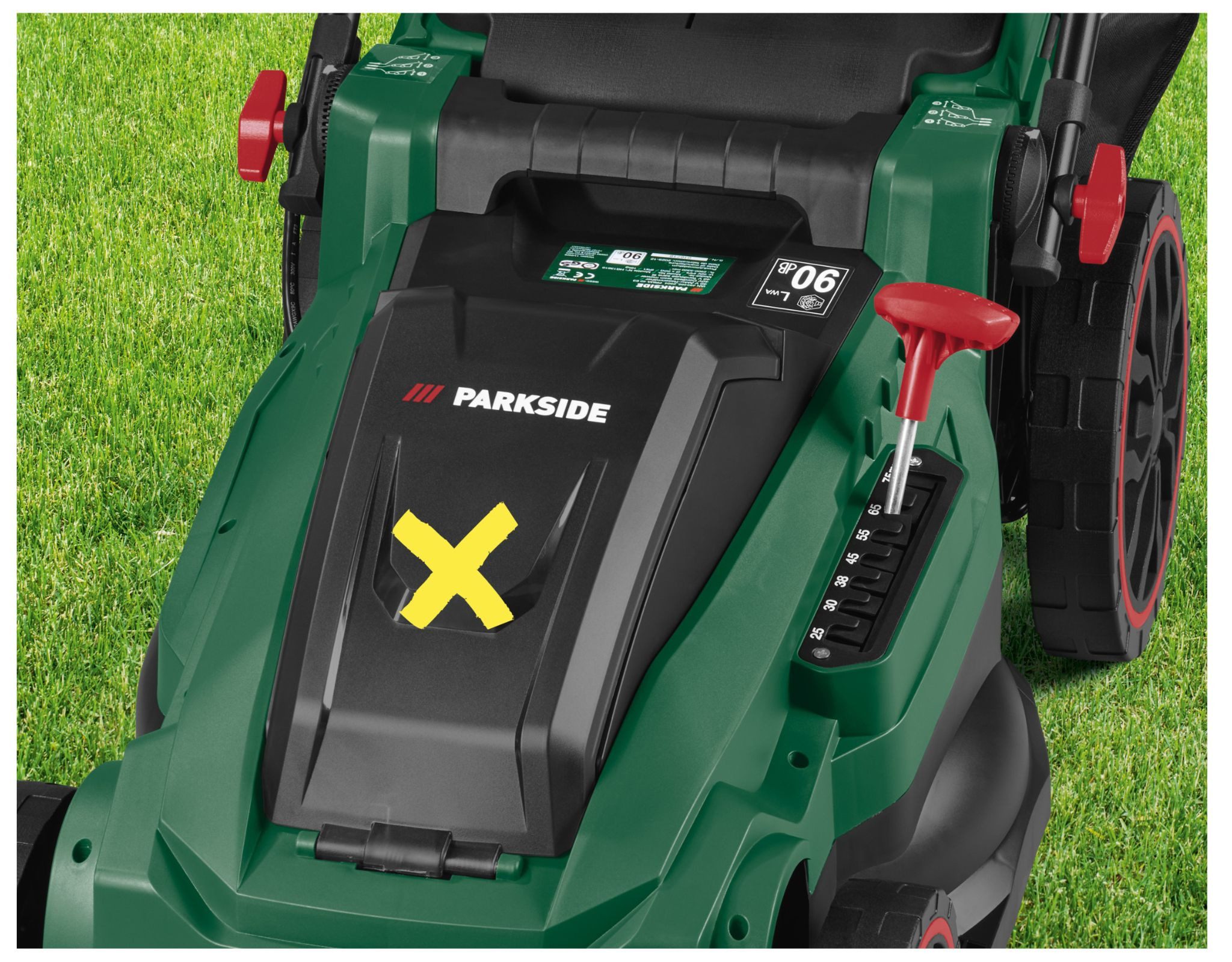 Parkside Akkurasenmäher 40V Akku Rasenmäher Gartenmäher PARM 41 A1 ohne Akku & Ladegerät