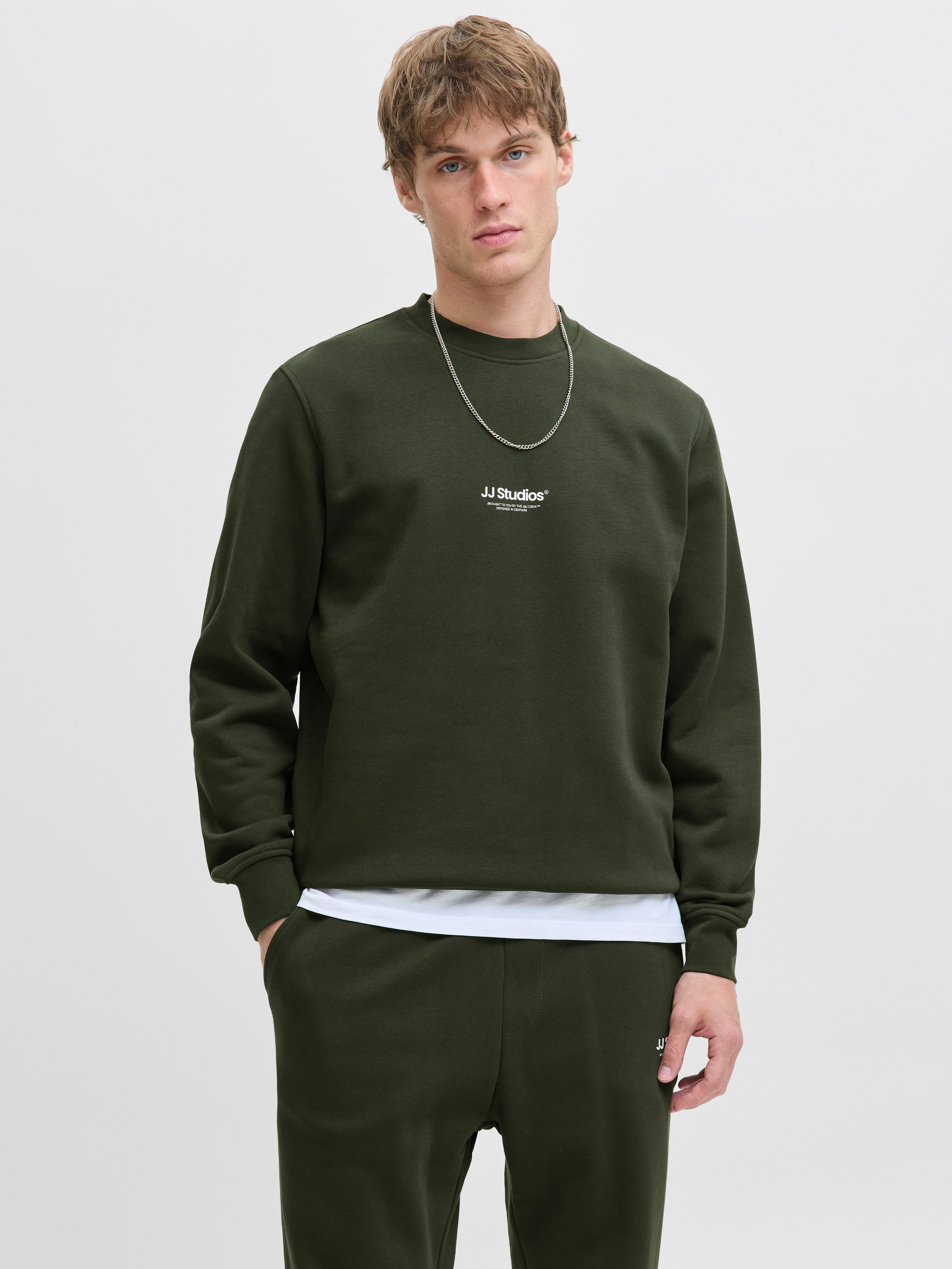 Jack & Jones Sweatshirt JJESOHO SWEAT CREW NECK NOOS mit stylischem Print günstig online kaufen