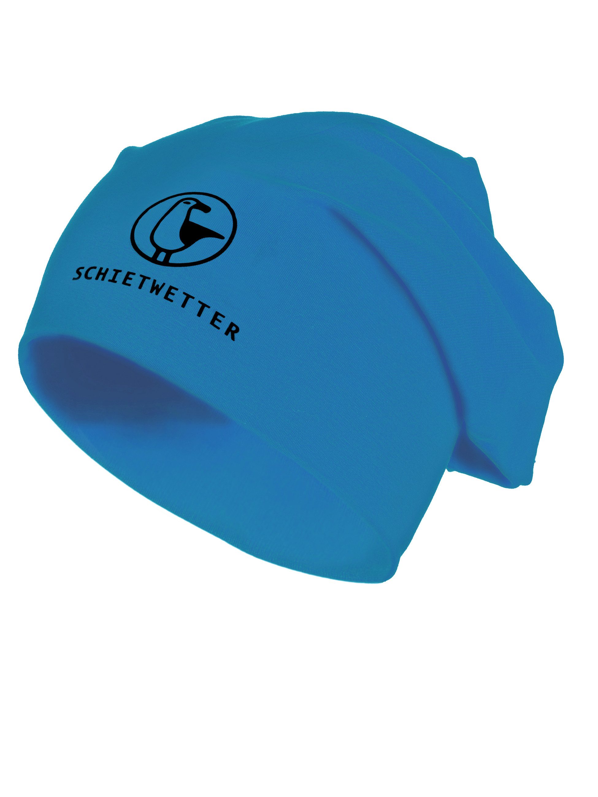 Schietwetter Beanie Unisex Erw. Beanie mit Print Möwe (1-St)