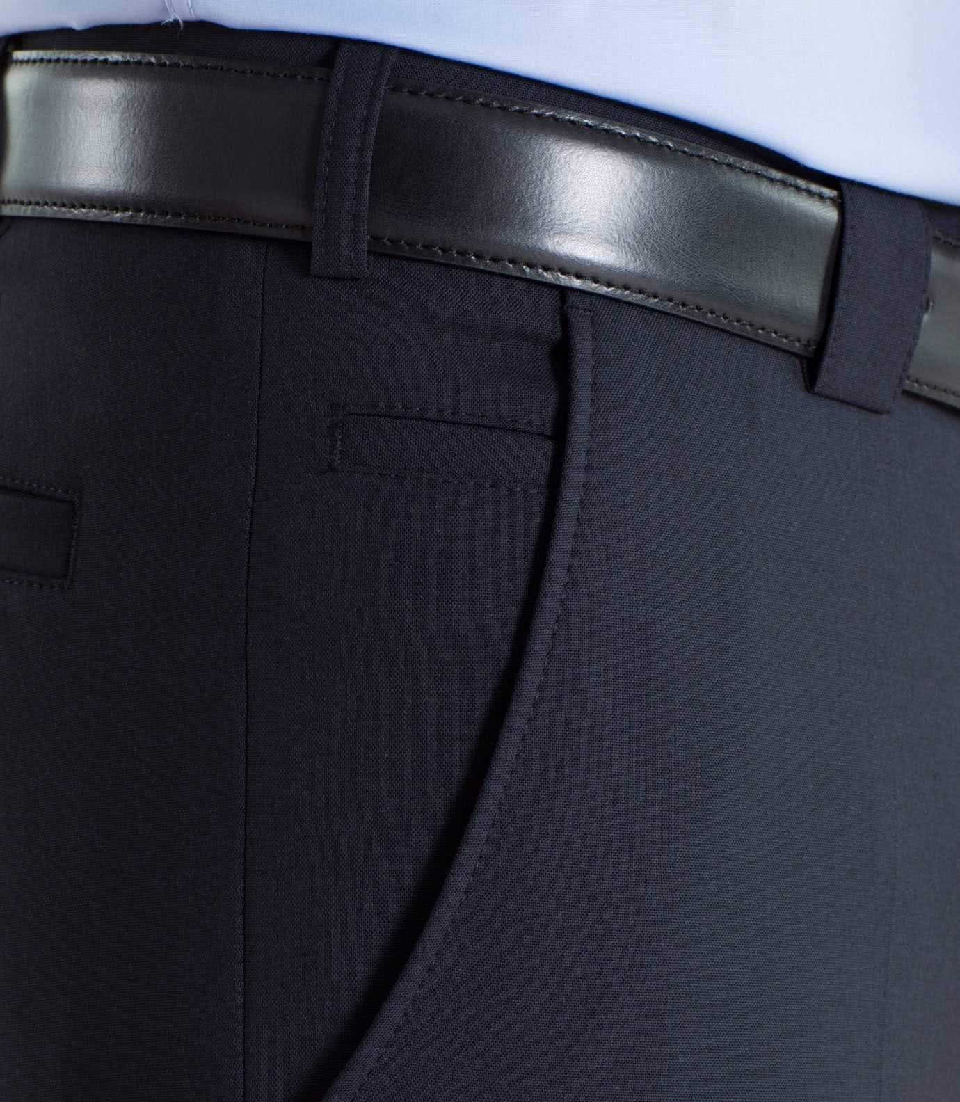 MEYER Anzughose blau regular fit (1-tlg., keine Angabe)