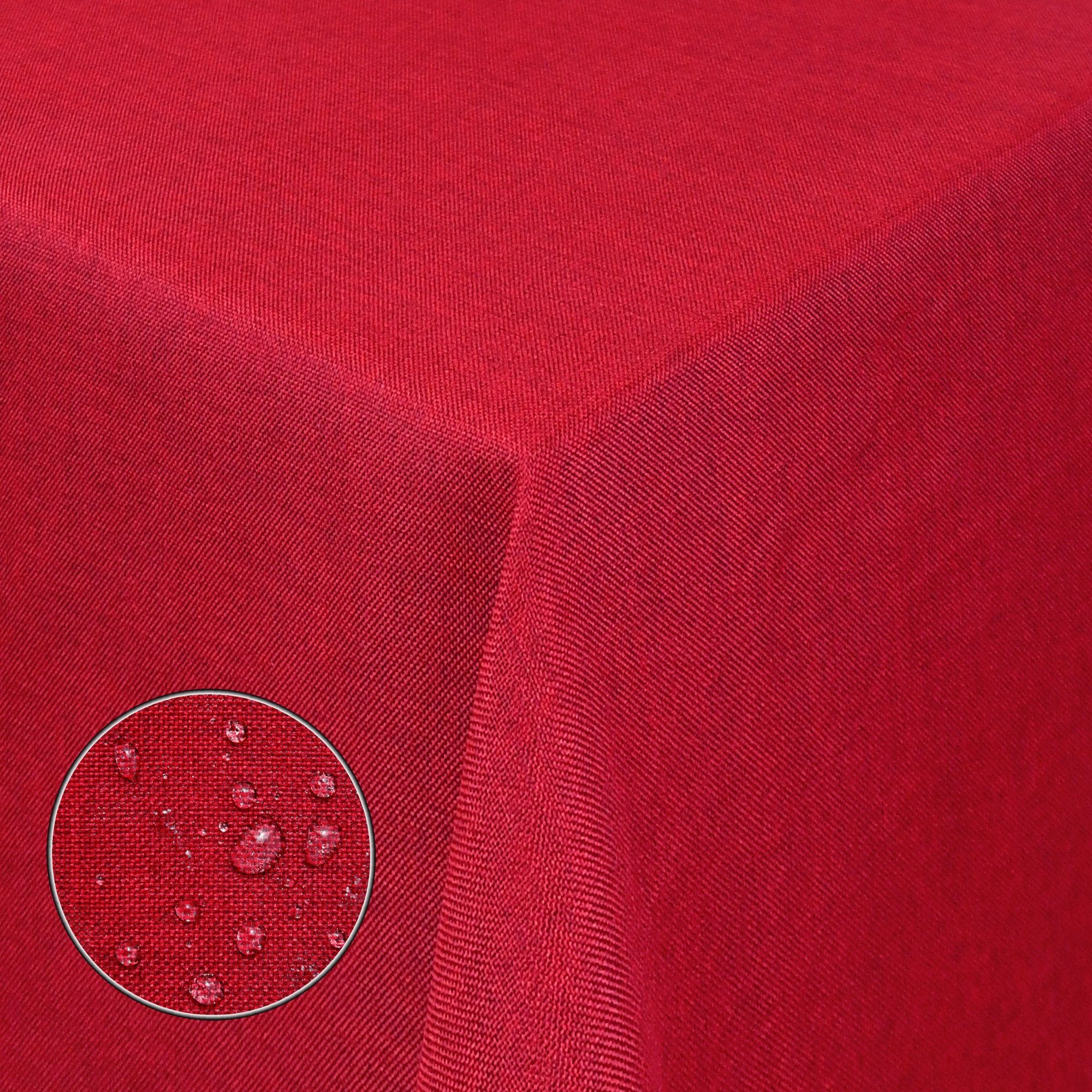 Tischdecke Tischdecke Stoff Damast Leinen-Optik Jacquard mit Fleckschutz