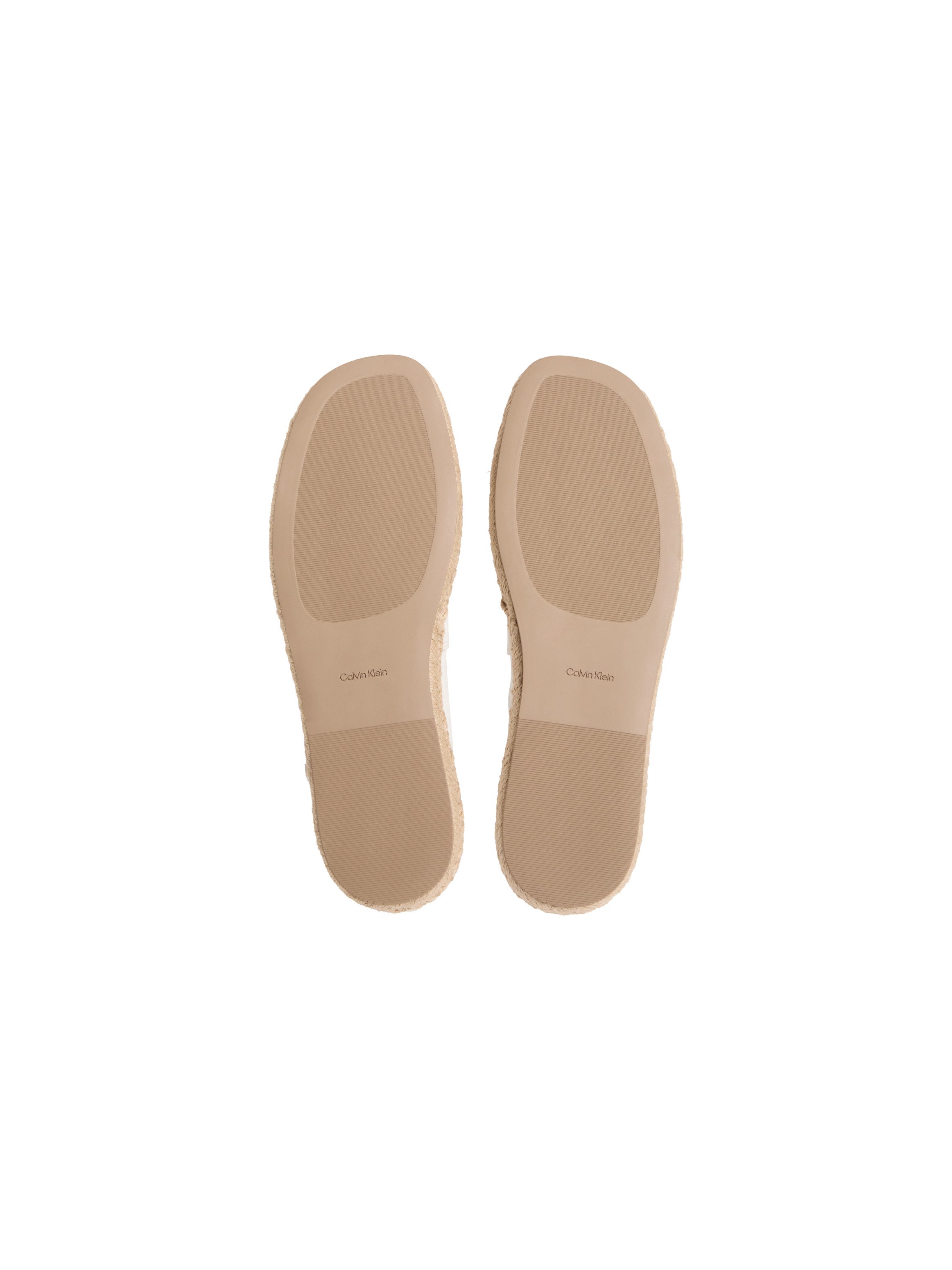 Calvin Klein OBLIQUE ESPADRILLE CANVAS Espadrille Slipper, Flats, Mokassin, Schlupfschuh mit Bastumrahmung