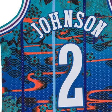 Mitchell & Ness Basketballtrikot Swingman Jersey Charlotte Hornets ASIAN Larry Joh