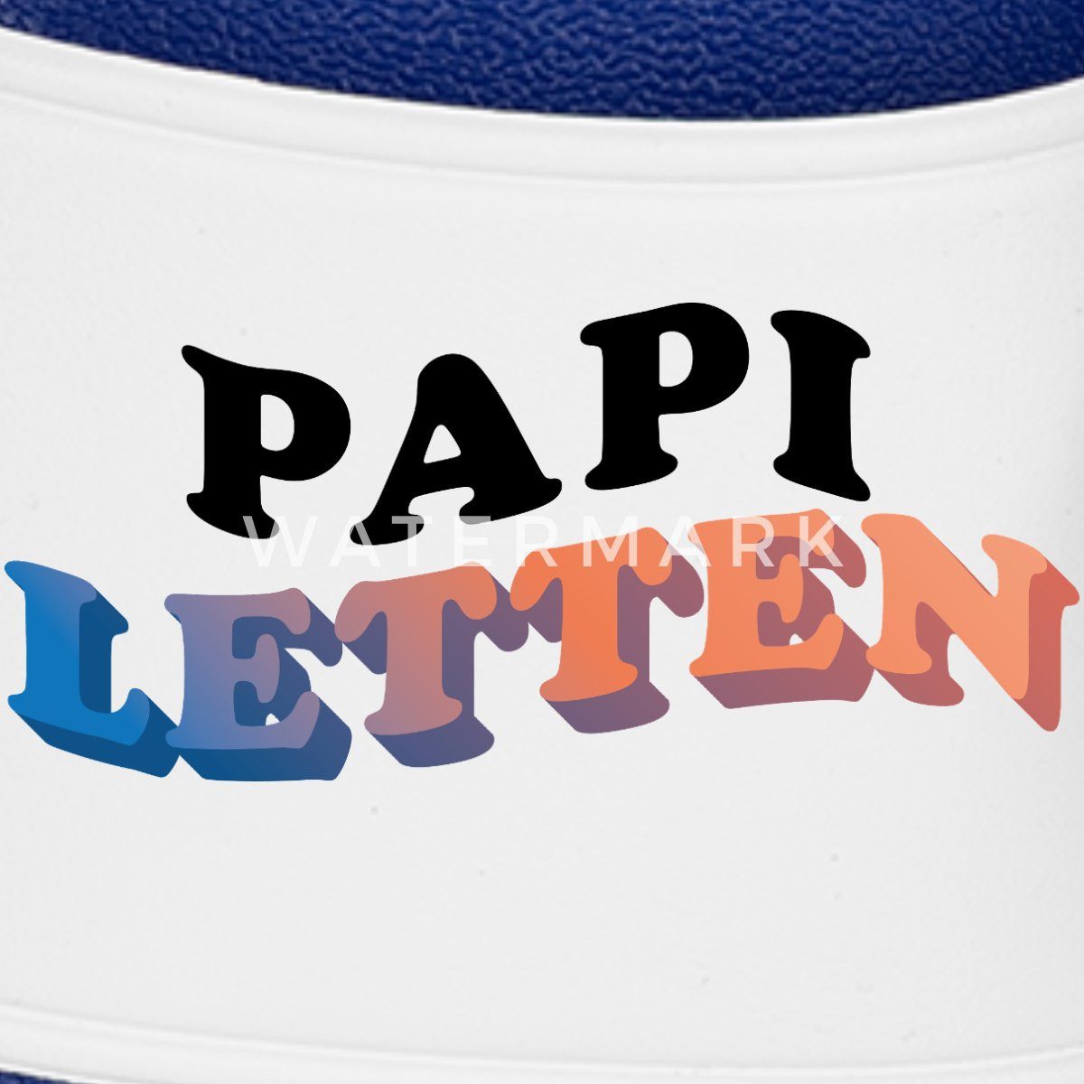 Spreadshirt Papi-Letten Lustige Badeschuhe Für Papa günstig online kaufen