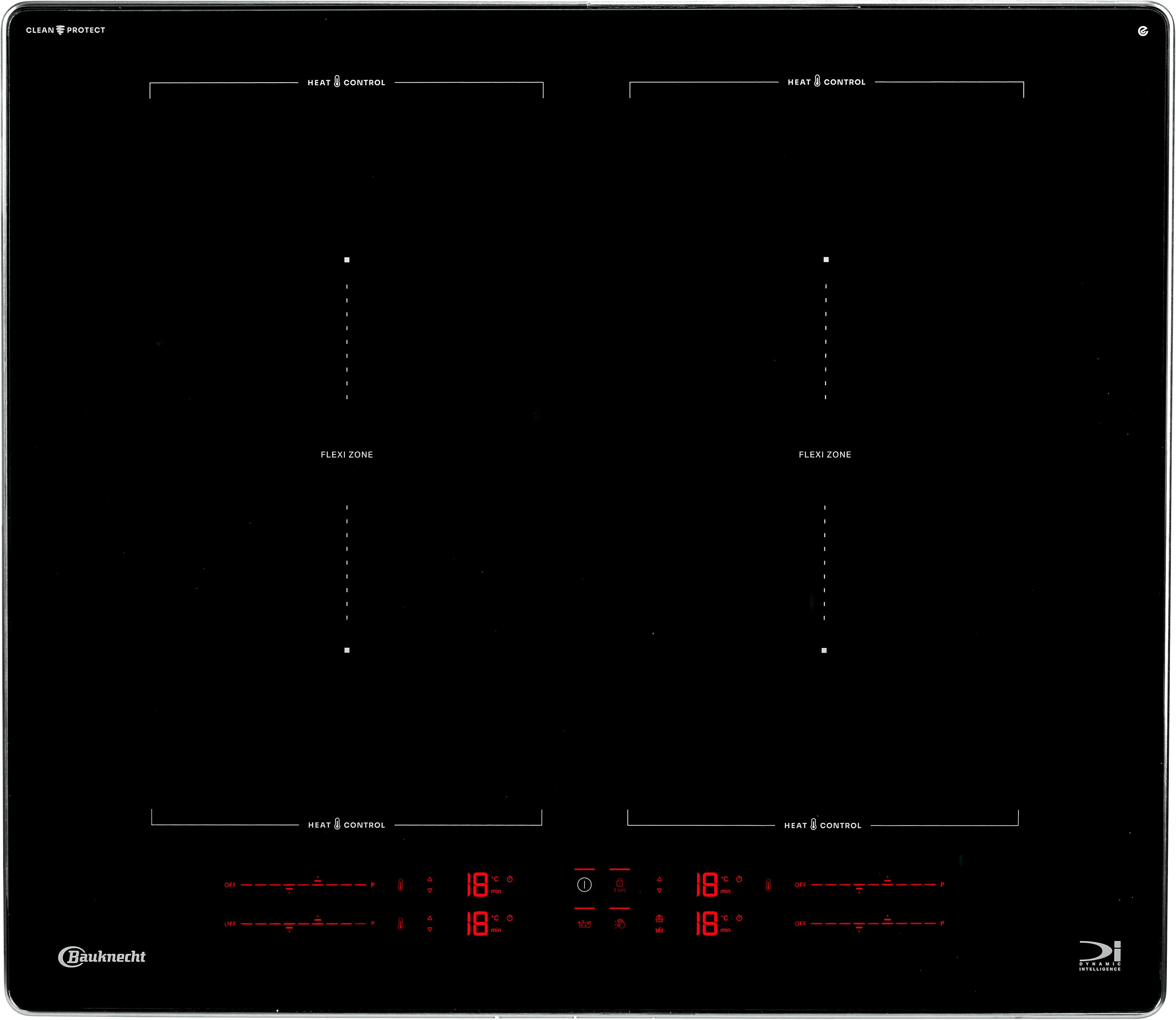 BAUKNECHT Induktions-Kochfeld BTX6019DCA, HeatControl - präzise Steuerung der Kochzone durch Temperatureingabe