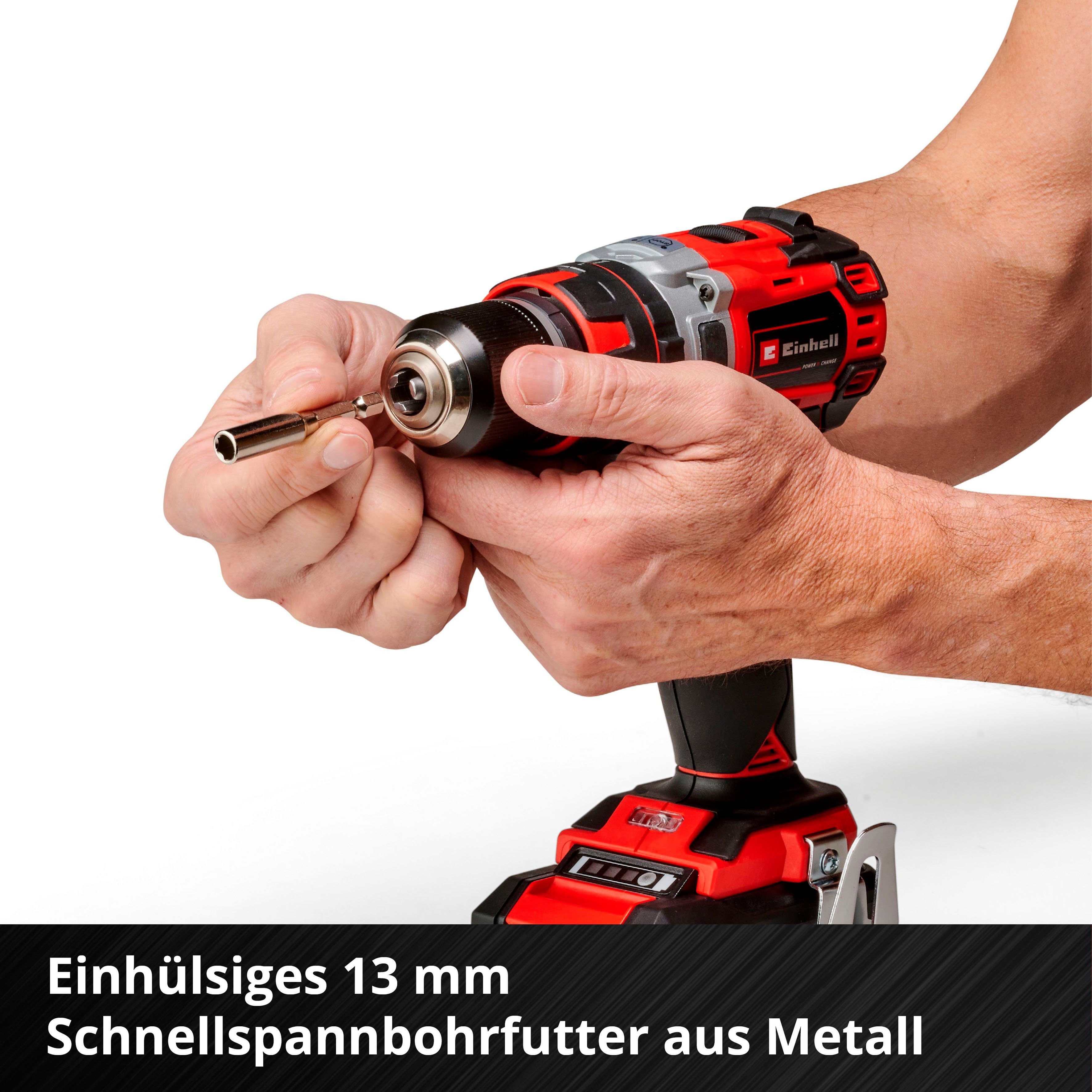 Einhell Akku-Schlagbohrschrauber TP-CD 18/50 5-tlg), (Set, 1800 max. (2x2,0Ah), Li-i inklusive Ladegerät U/min, 2 und Akkus BL