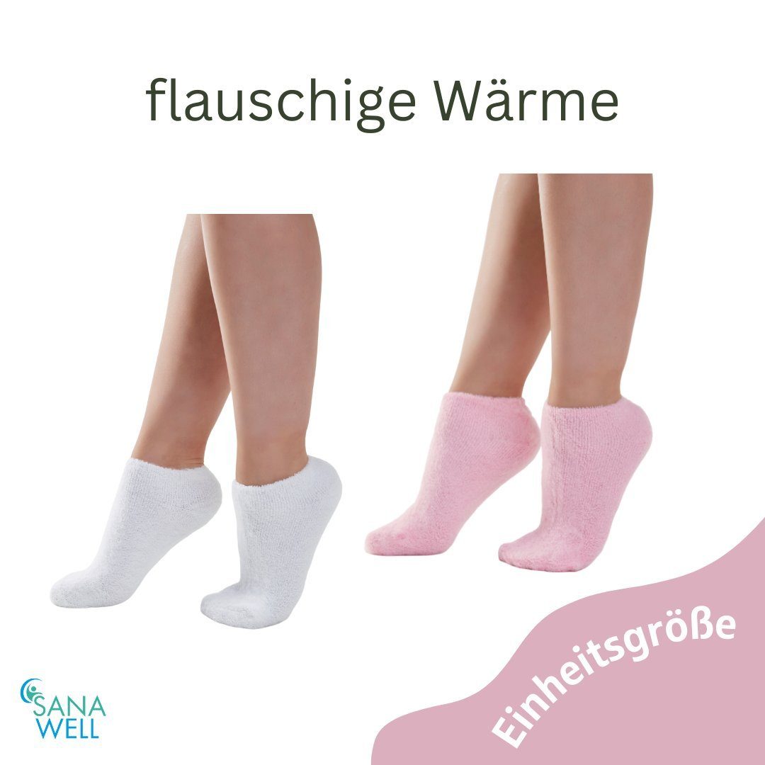 Medosan Haussocken Kuschelweiche Füßlinge, Haussocken, Einheitsgröße (4-Paar)