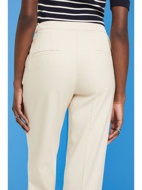 Esprit Collection 7/8-Hose Elegante Cropped-Hose mit hohem Bund
