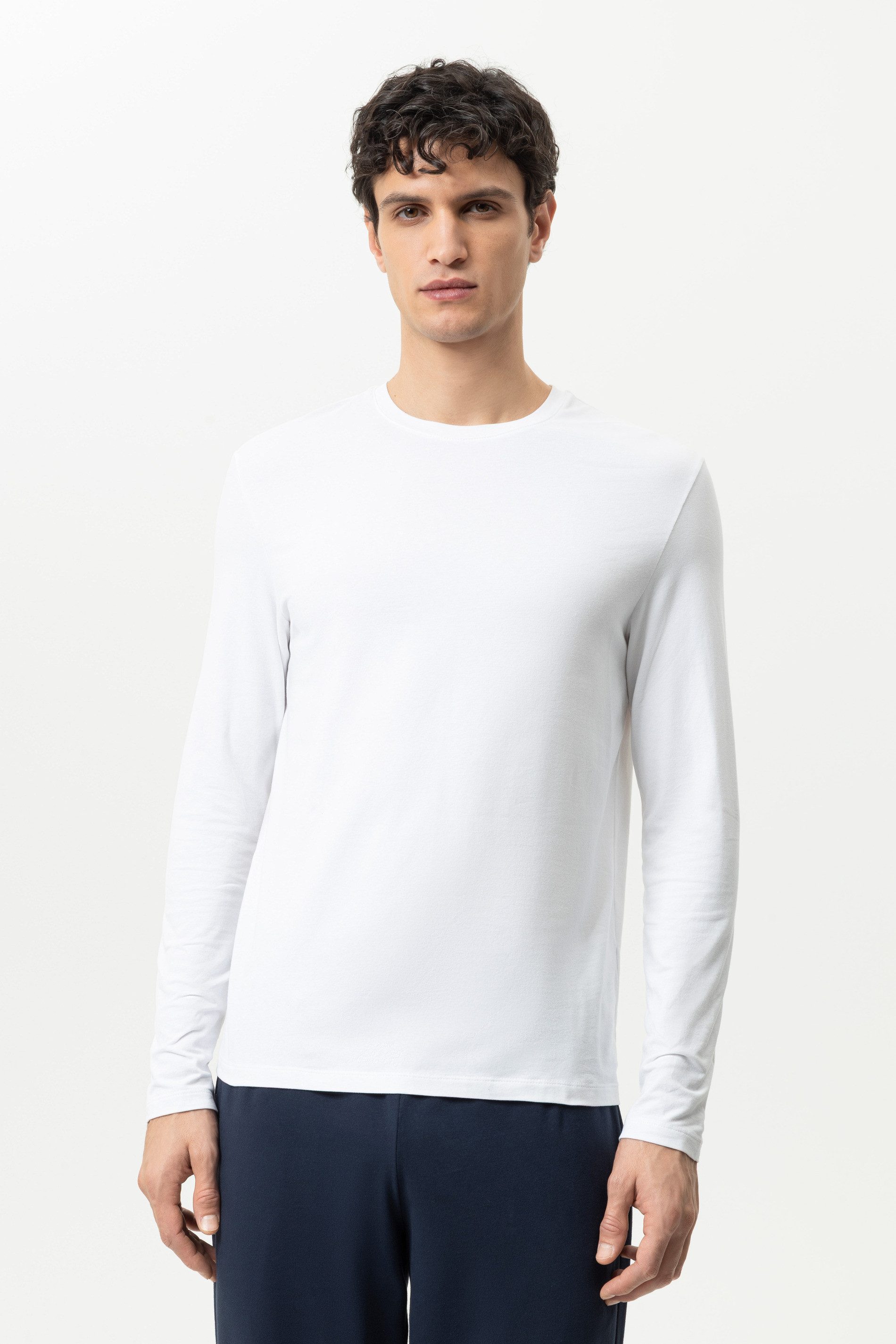 Langarmshirt Mey Langarm-Shirt Serie Relax Tuned Uni T-Shirt