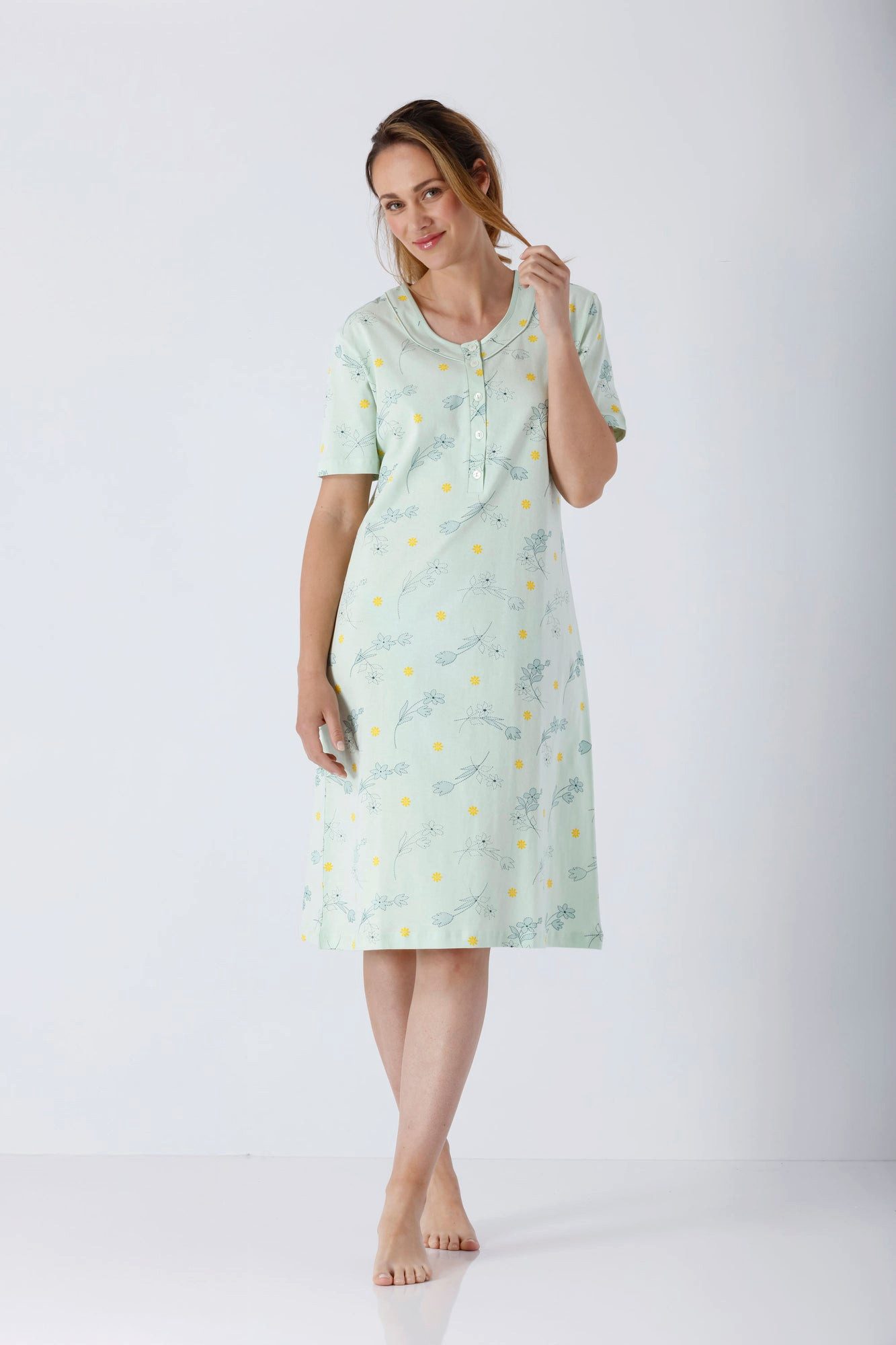 Hajo Nachthemd Damen Nachthemd Premium Cotton