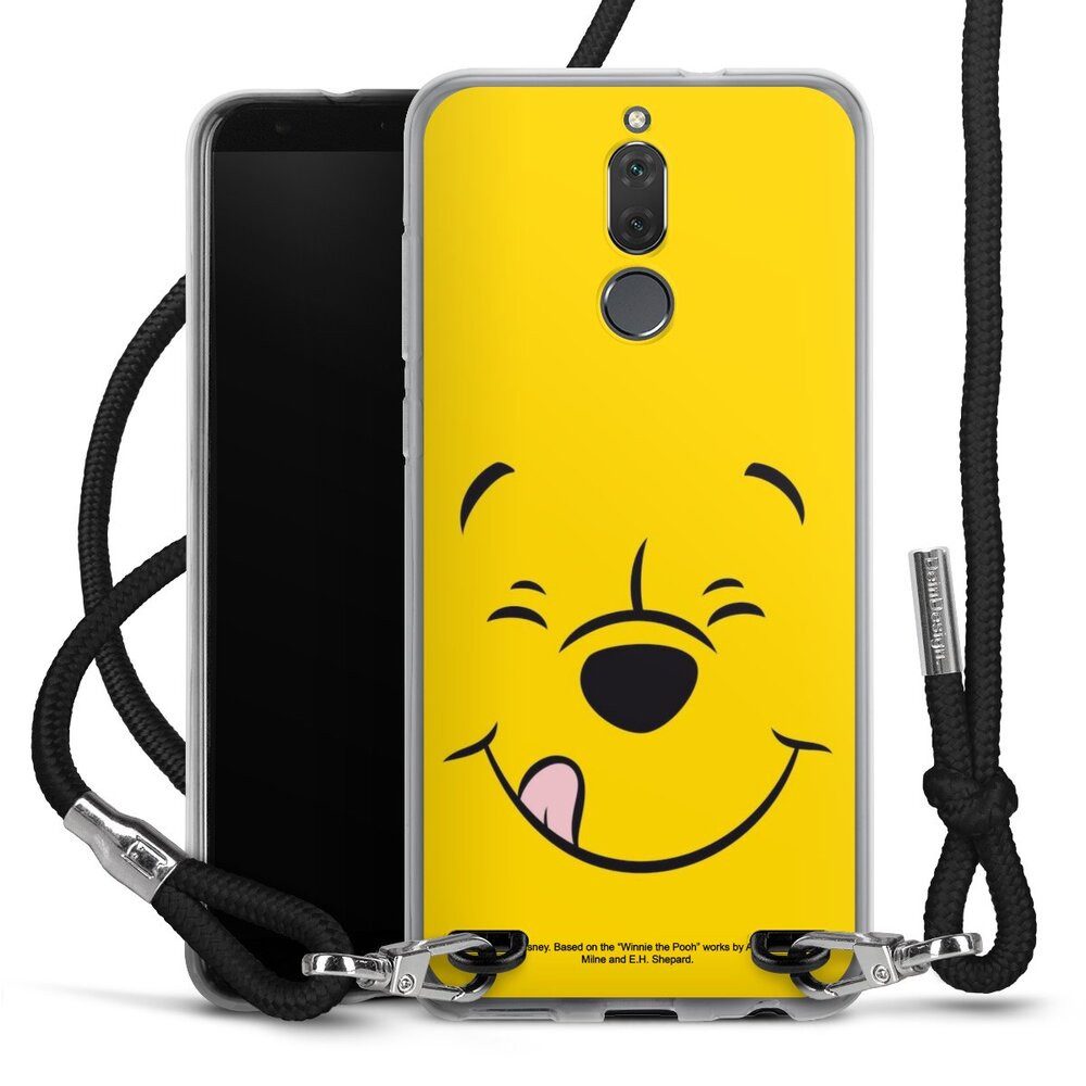 DeinDesign Handyhülle Winnie Puuh Offizielles Lizenzprodukt Disney Puuh Closeup, Huawei Mate 10 lite Handykette Hülle mit Band Case zum Umhängen