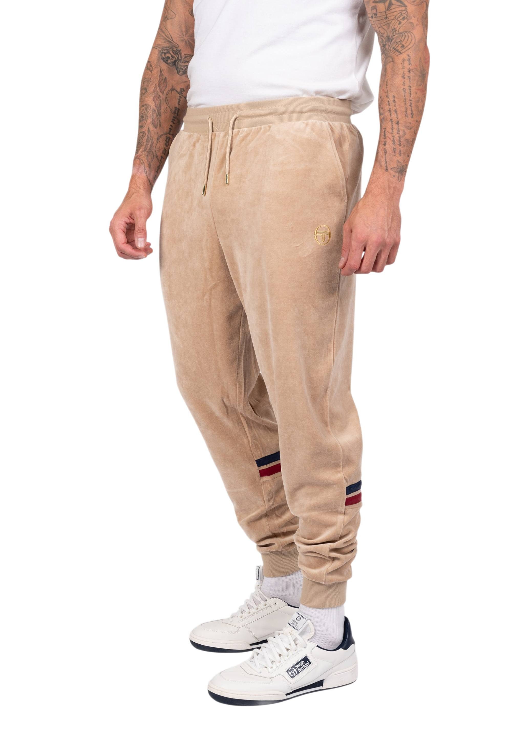 Sergio Tacchini Jogginghose Hose Sergio Tacchini Dallas Luxe (1-tlg) Kontrastierende Streifen an den Waden