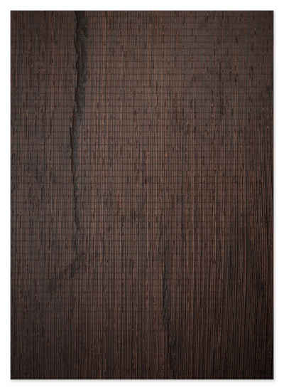 Schaum-Badematte Holz-Optik Textur dunkelbraunes Holz Wallario, Höhe 5.5 mm, rutschhemmend, geeignet für Fußbodenheizungen, Polymer-Schaum, rechteckig