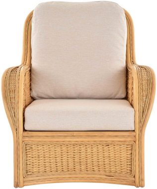 Krines Home Relaxsessel 2er Set Wohnzimmersessel Carlo Rattan Sessel Lesesessel Armlehnsessel (2-St., 2er-Set)