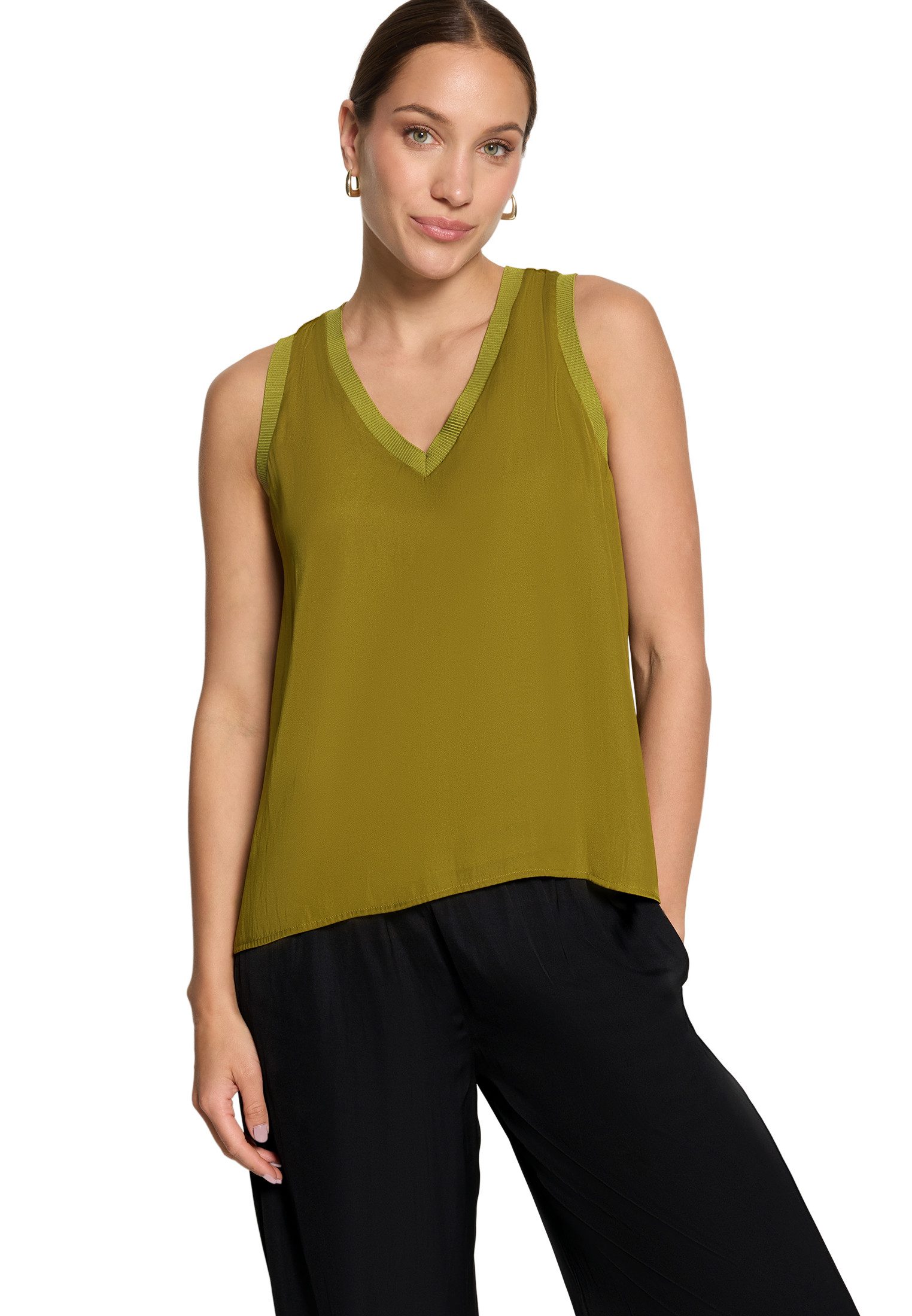 Blusentop Damen mit V-Ausschnitt