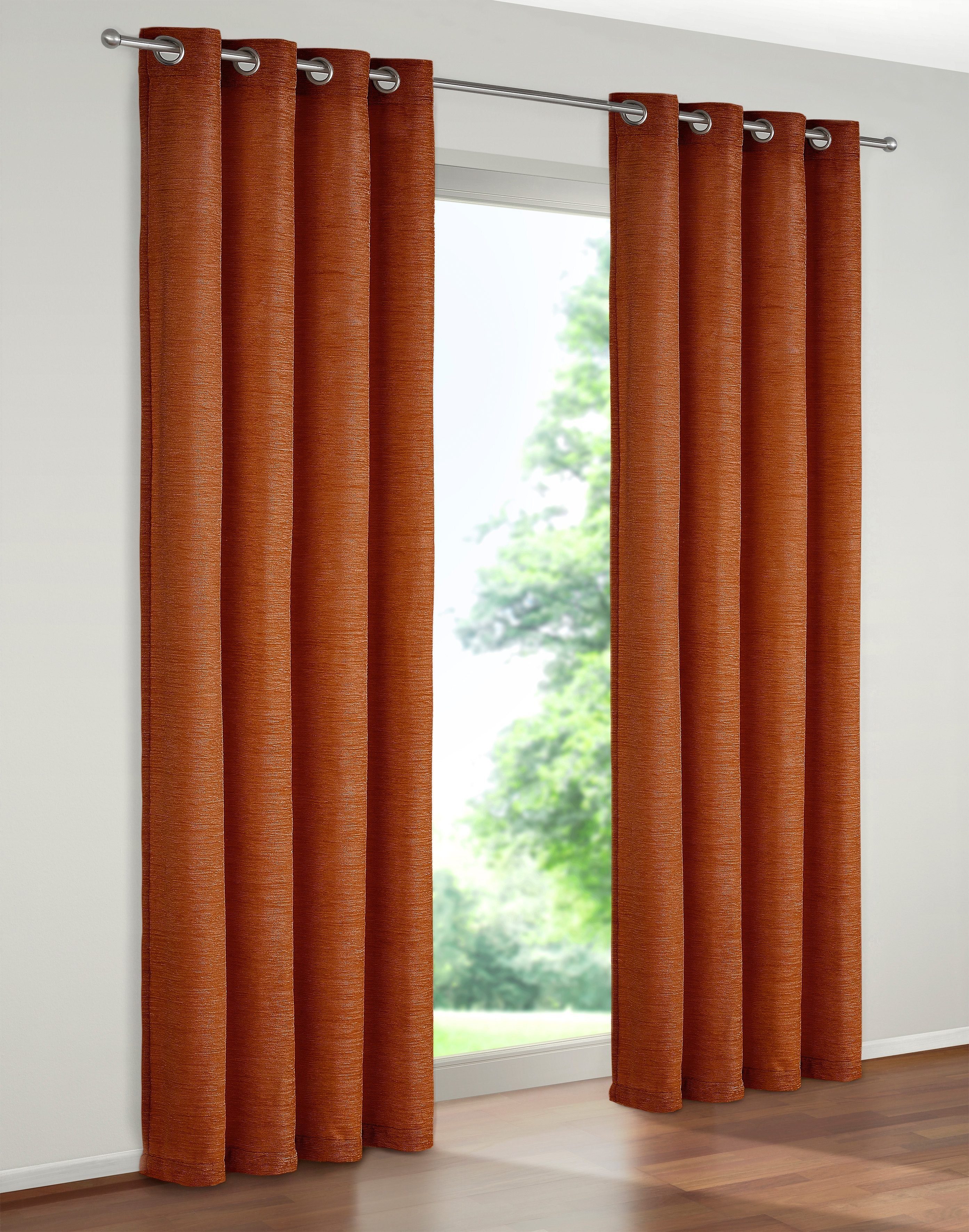 Wirth Vorhang Trondheim 328 g/m² (1 St), Ösen, blickdicht, Chenille
