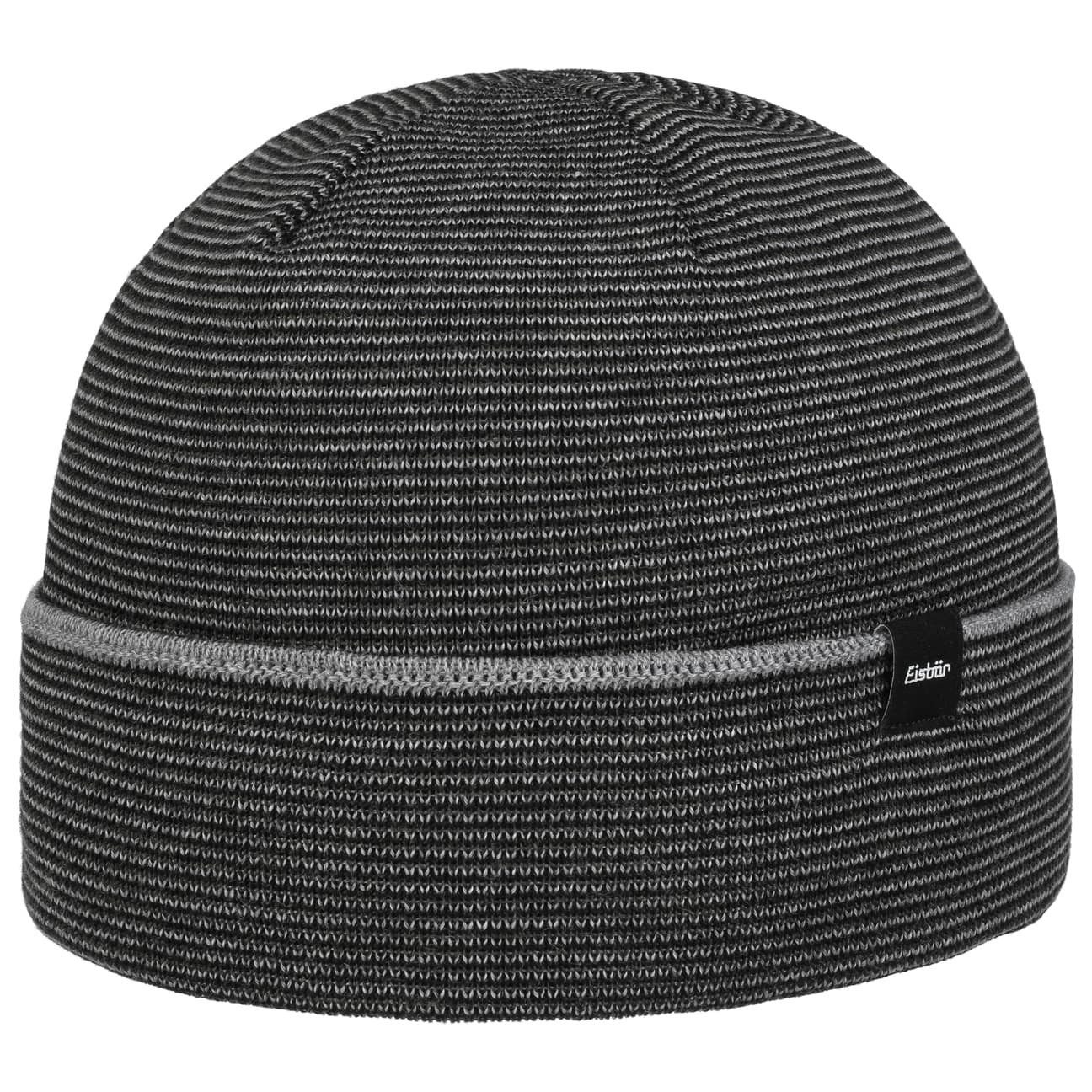 Eisbär Beanie (1-St) Strickmütze mit Umschlag, Made in the EU