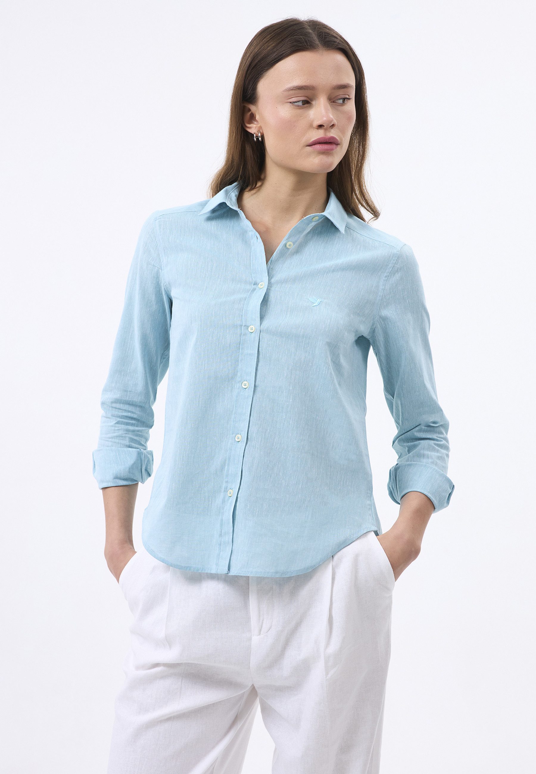 Felix Hardy Hemdbluse Leinen-Shirt