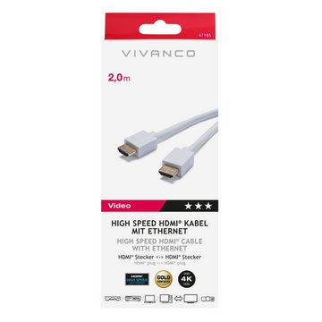 Vivanco Audio- & Video-Kabel, HDMI, HDMI Kabel (200 cm)