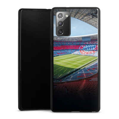 DeinDesign Handyhülle FC Bayern München FCB Stadion Stadion FC Bayern - Color, Samsung Galaxy Note 20 Silikon Hülle Bumper Case Handy Schutzhülle