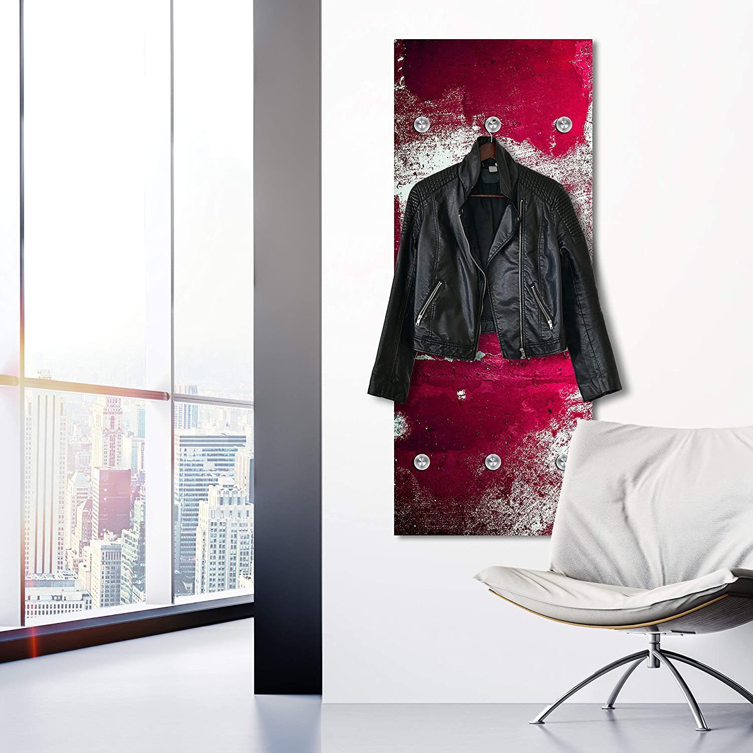 queence Шкафыleiste Alaula, Wand Garderobe, wischtechnik, Beton Optik, clean, platzsparend