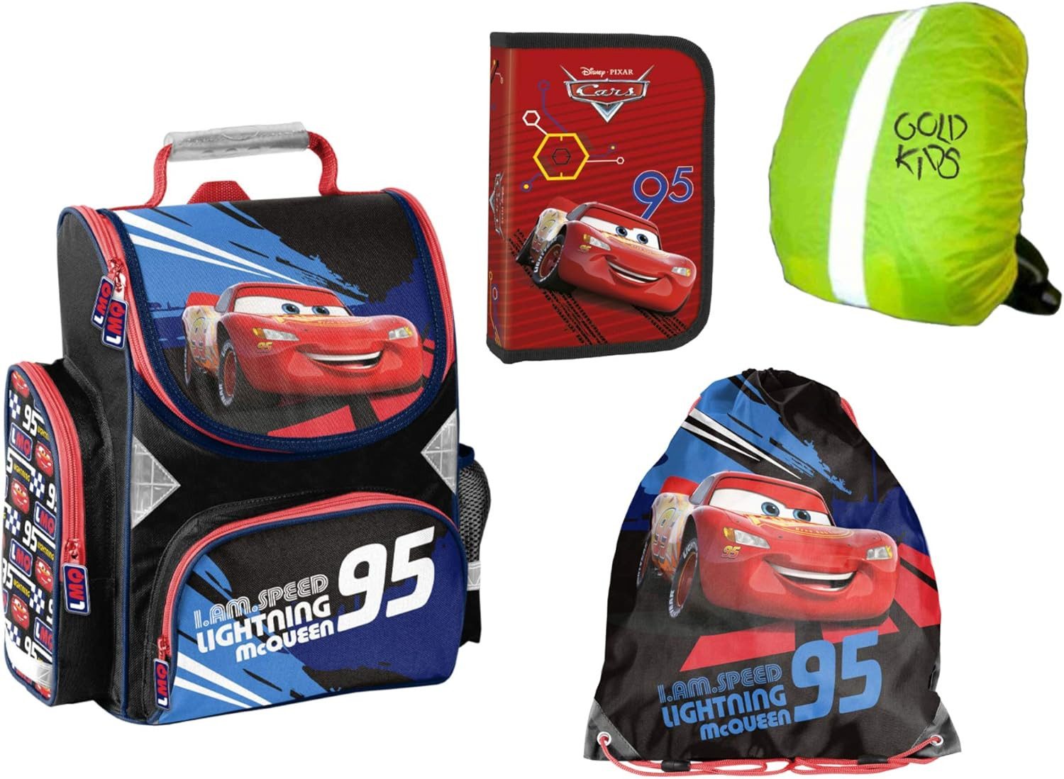 Schulranzen Disney Cars Set Ranzen